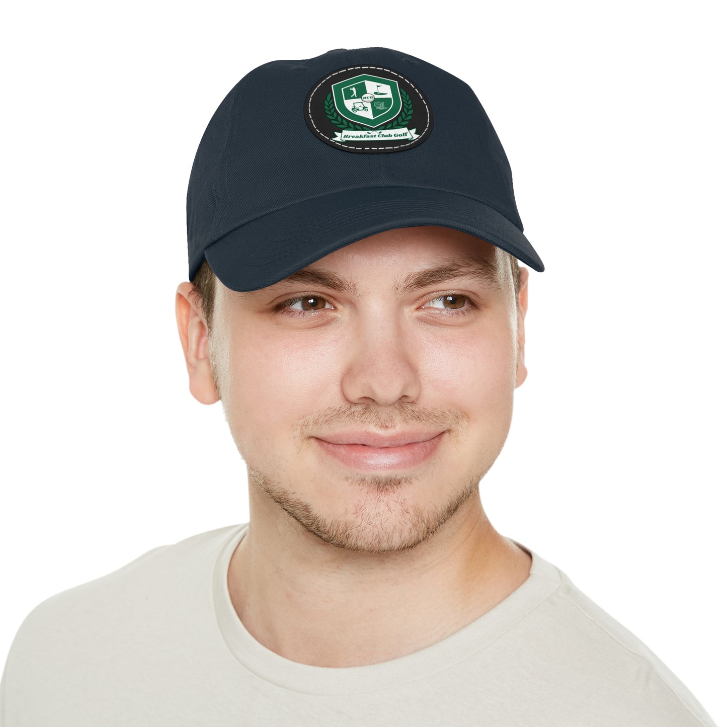 The "Bennie" Hat with Leather Patch (Round)
