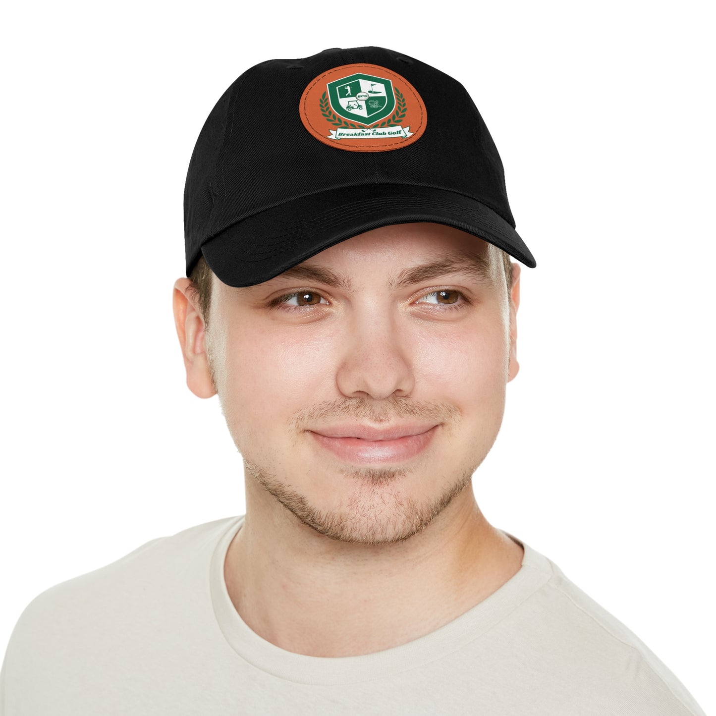 The "Bennie" Hat with Leather Patch (Round)