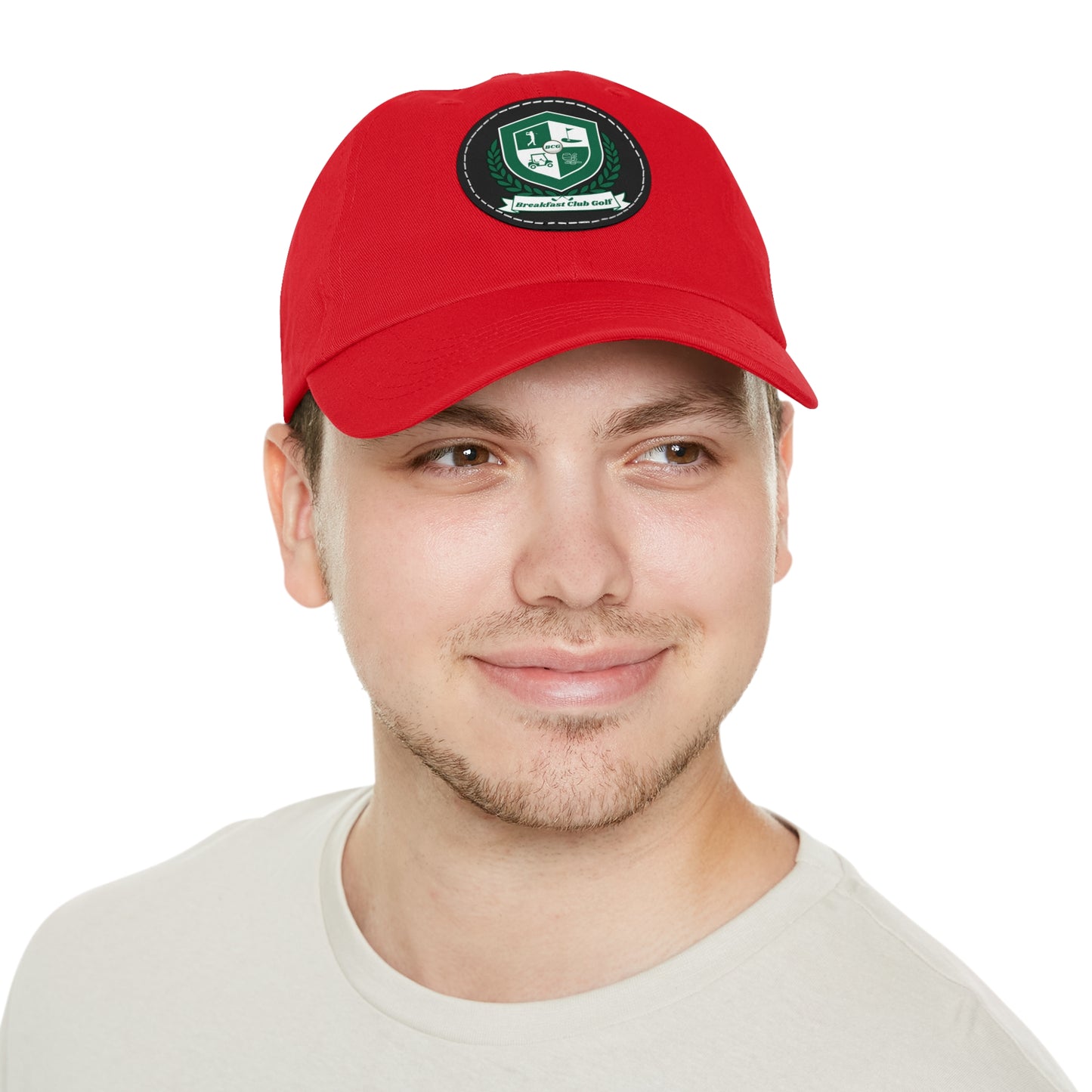 The "Bennie" Hat with Leather Patch (Round)