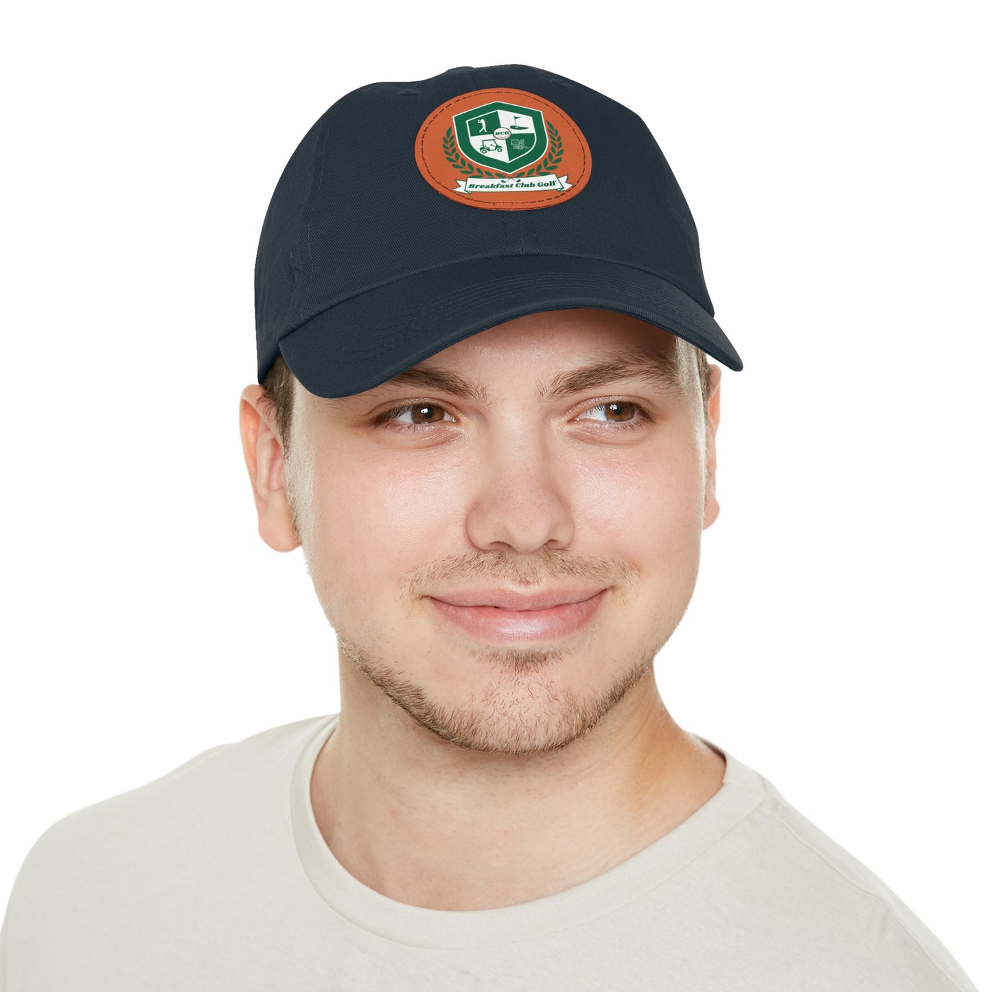 The "Bennie" Hat with Leather Patch (Round)