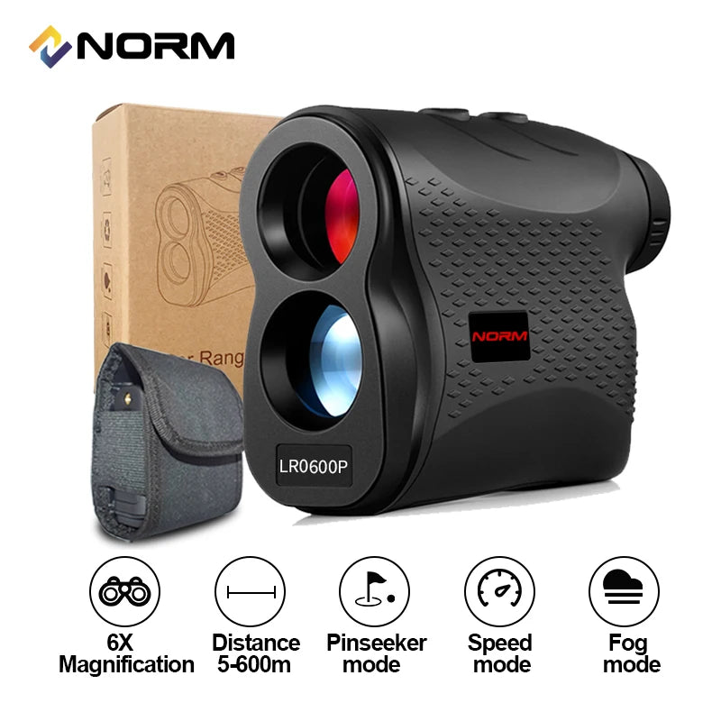 NORM Laser Rangefinder Laser Distance Meter Outdoor Sport Golf Rangefinder, Hunting, Survey 600M 900M 1200M 1500M Range