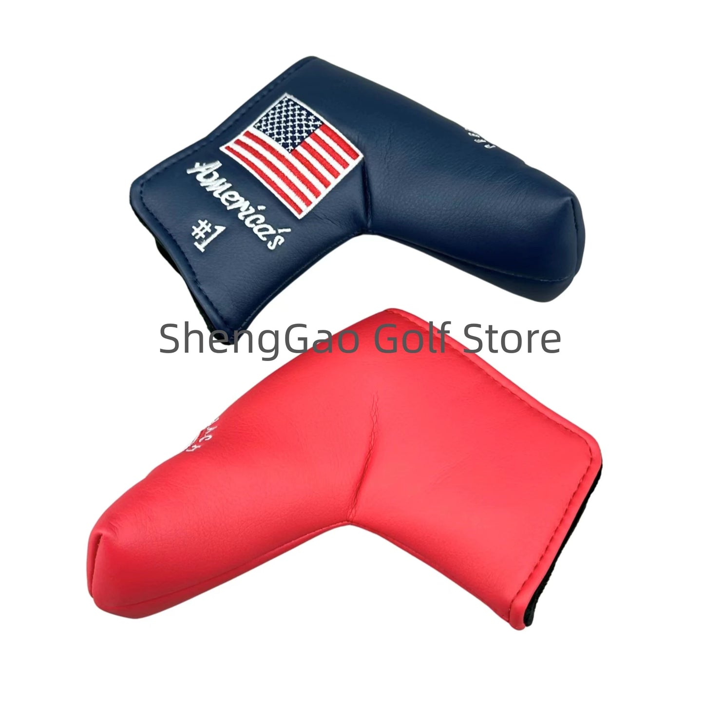 Golf Head Cover  PU Leather for Blade Putter and Mallet Putter 1Pcs