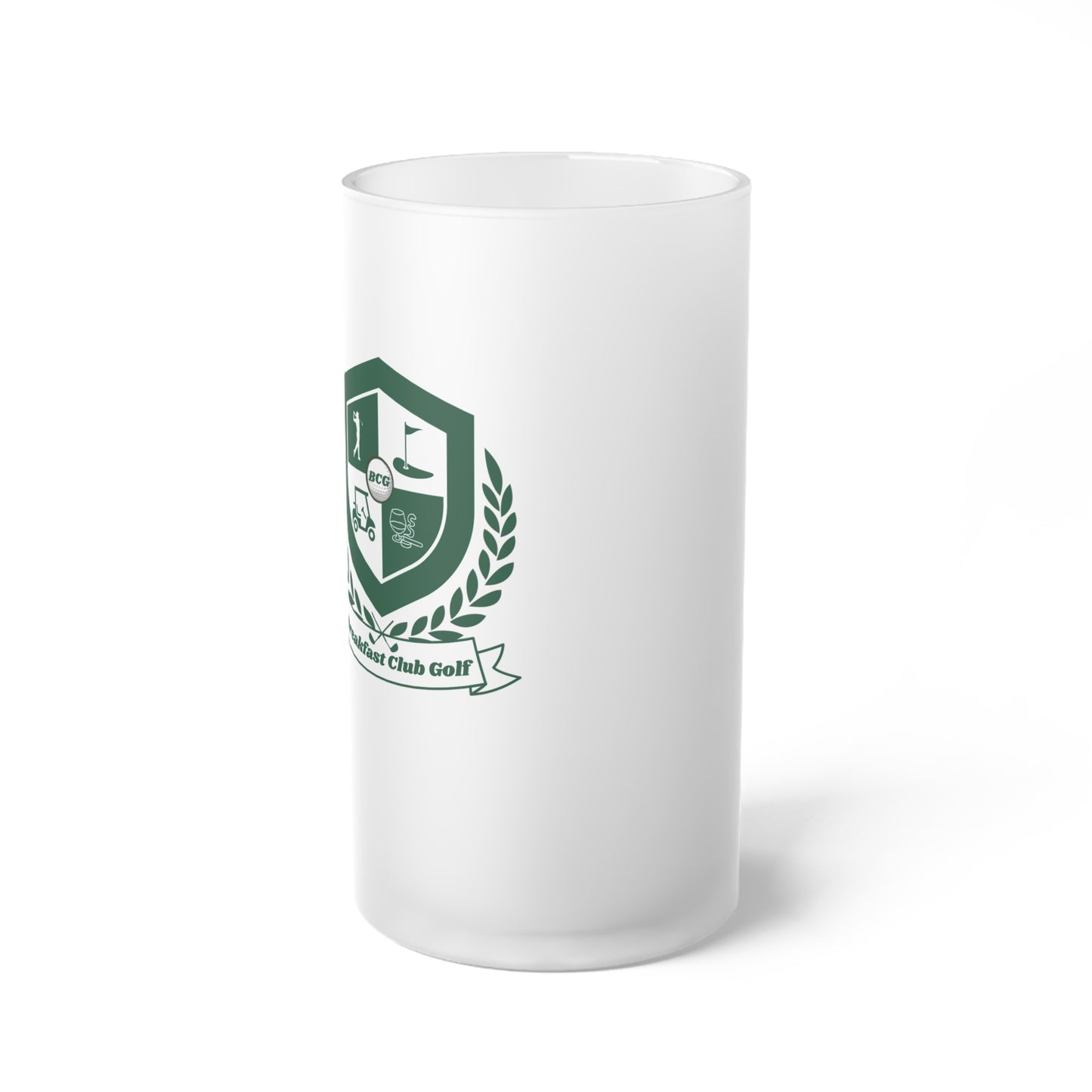 The "EZB" Frosted Glass Beer Mug