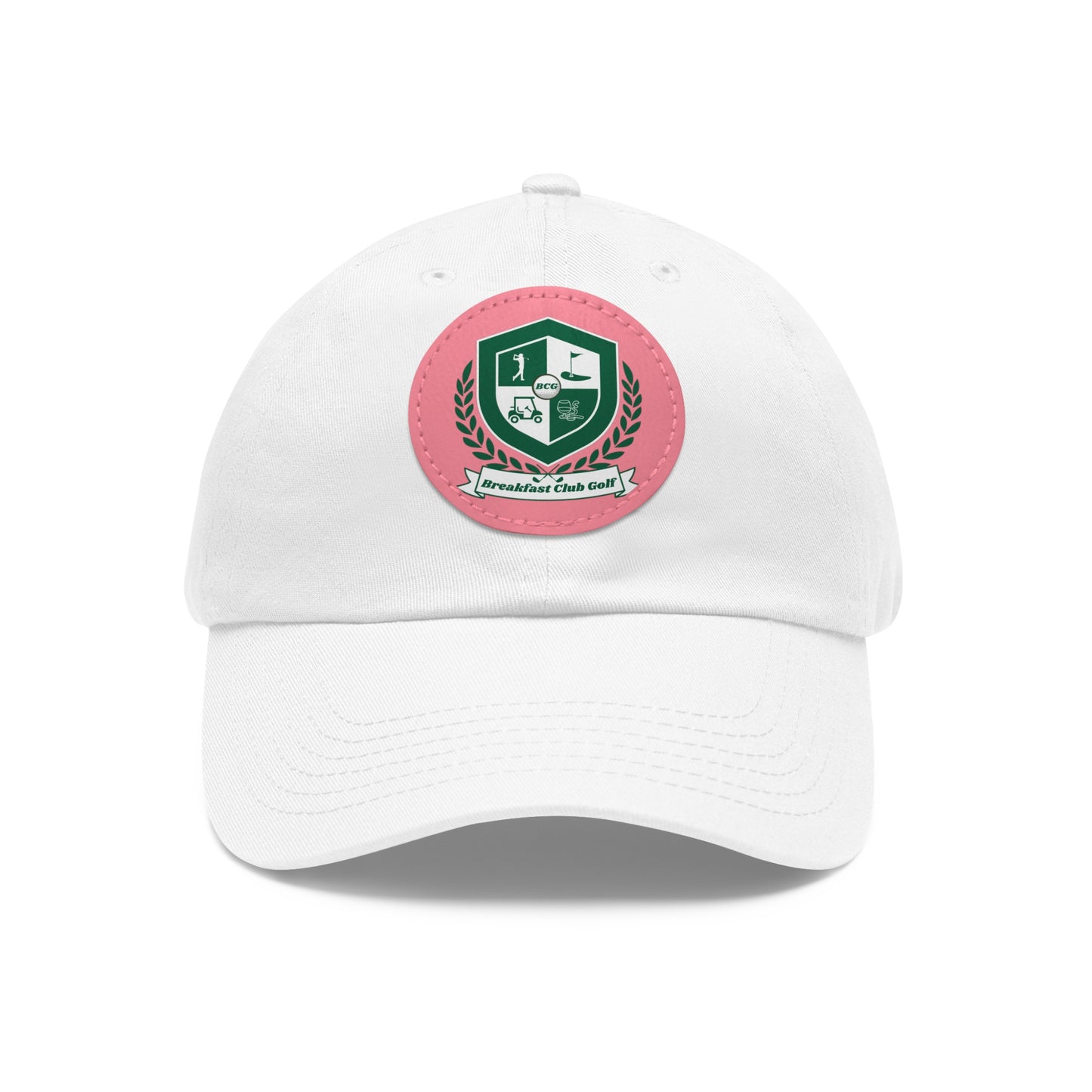The "Suzie" Hat with Leather Patch (Round)