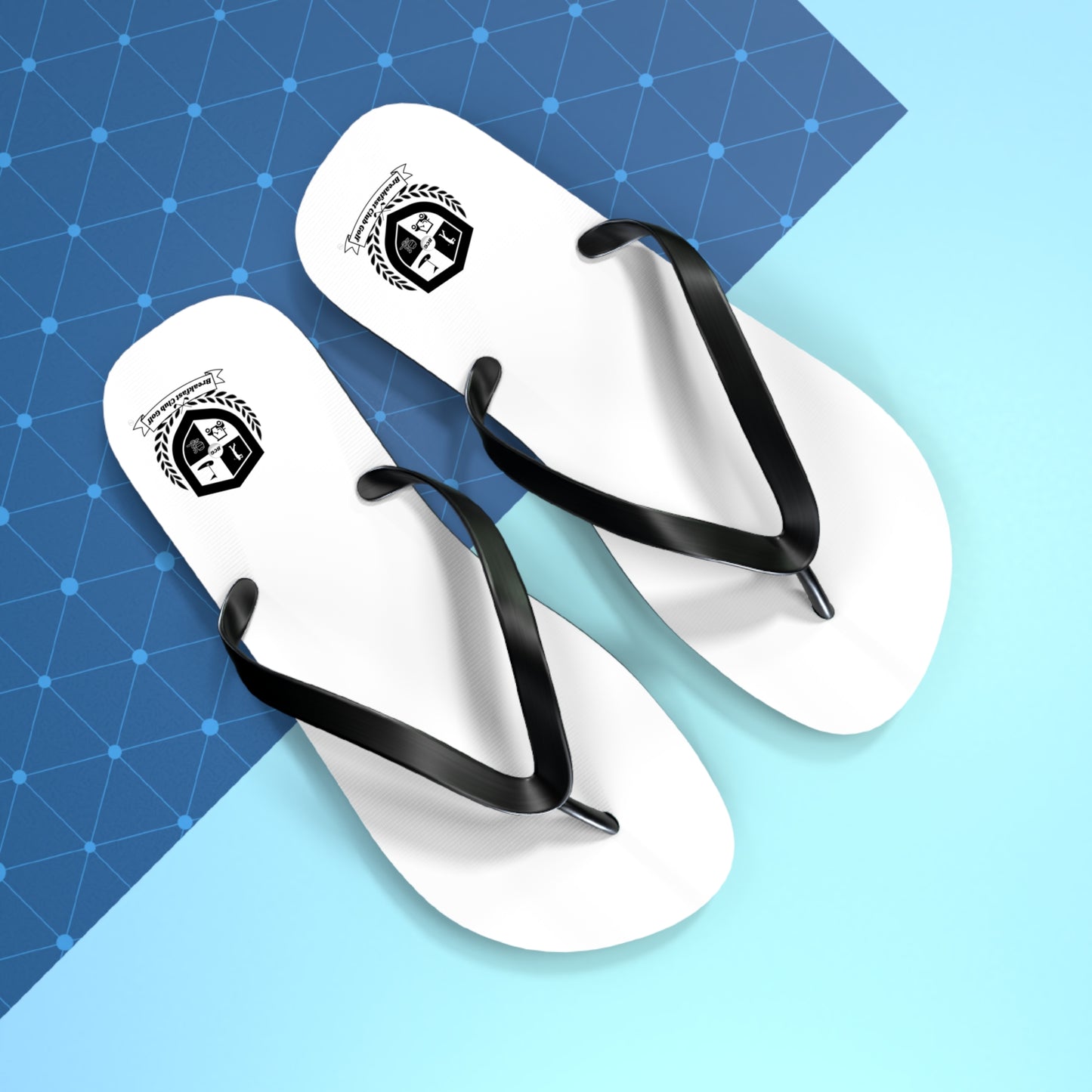 The "Shankel" Flip Flops with new "Black Tees" logo..