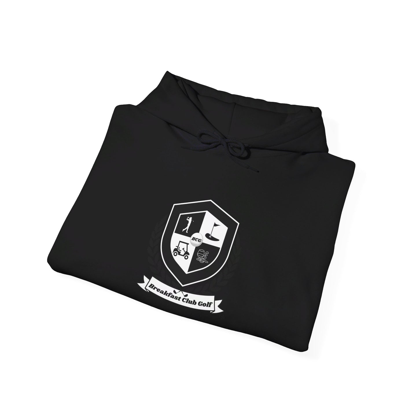 The "Denny" Hooded Sweatshirt black tees logo