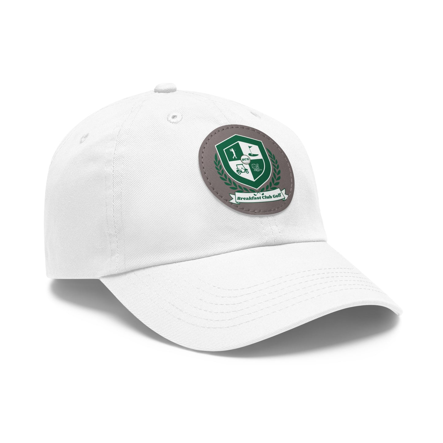 The "Bennie II"  Hat with Leather Patch (Round)