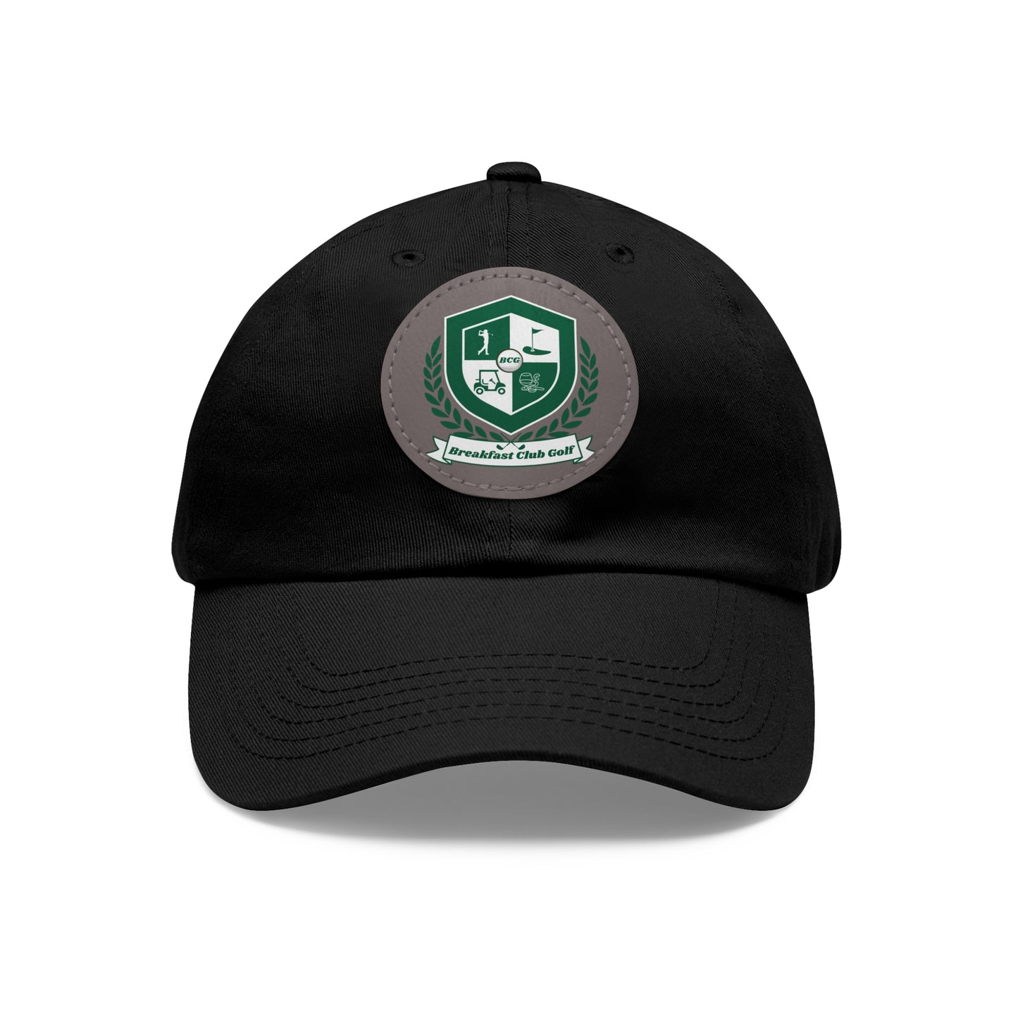 The "Suzie" Hat with Leather Patch (Round)