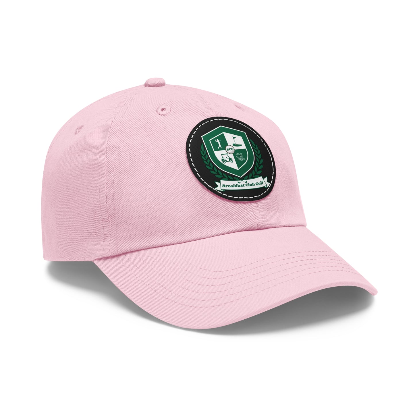 The "Suzie" Hat with Leather Patch (Round)