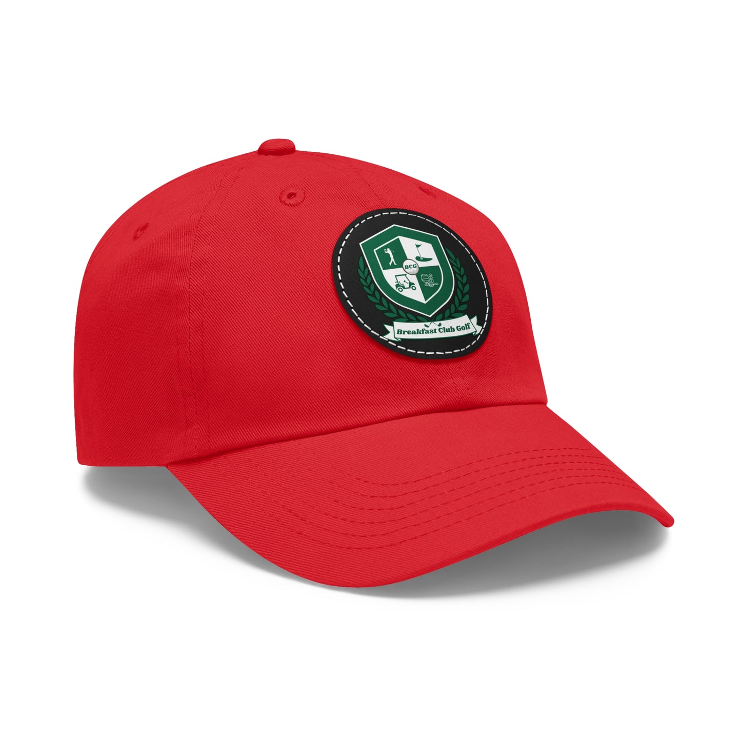 The "Suzie" Hat with Leather Patch (Round)