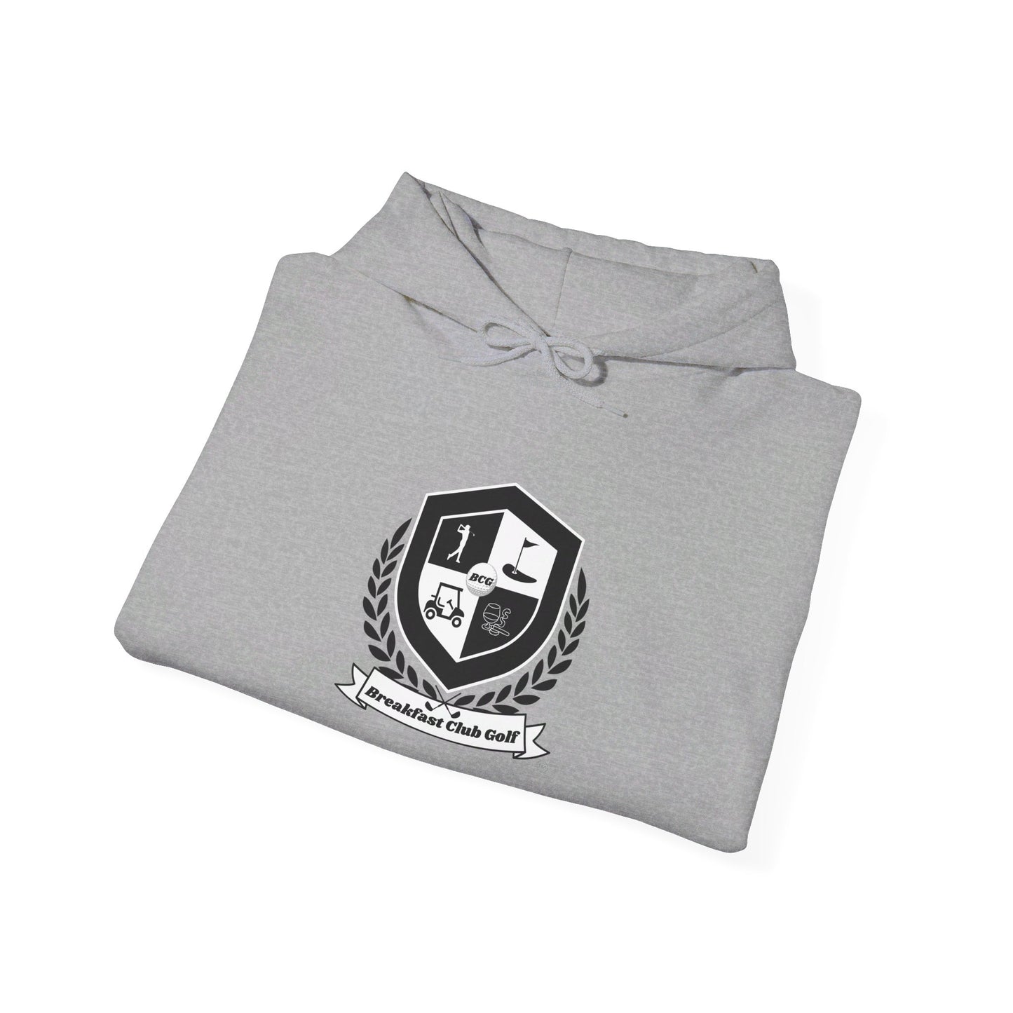 The Dennie II "Black Tees Logo" Unisex Heavy Blend™ Hooded Sweatshirt
