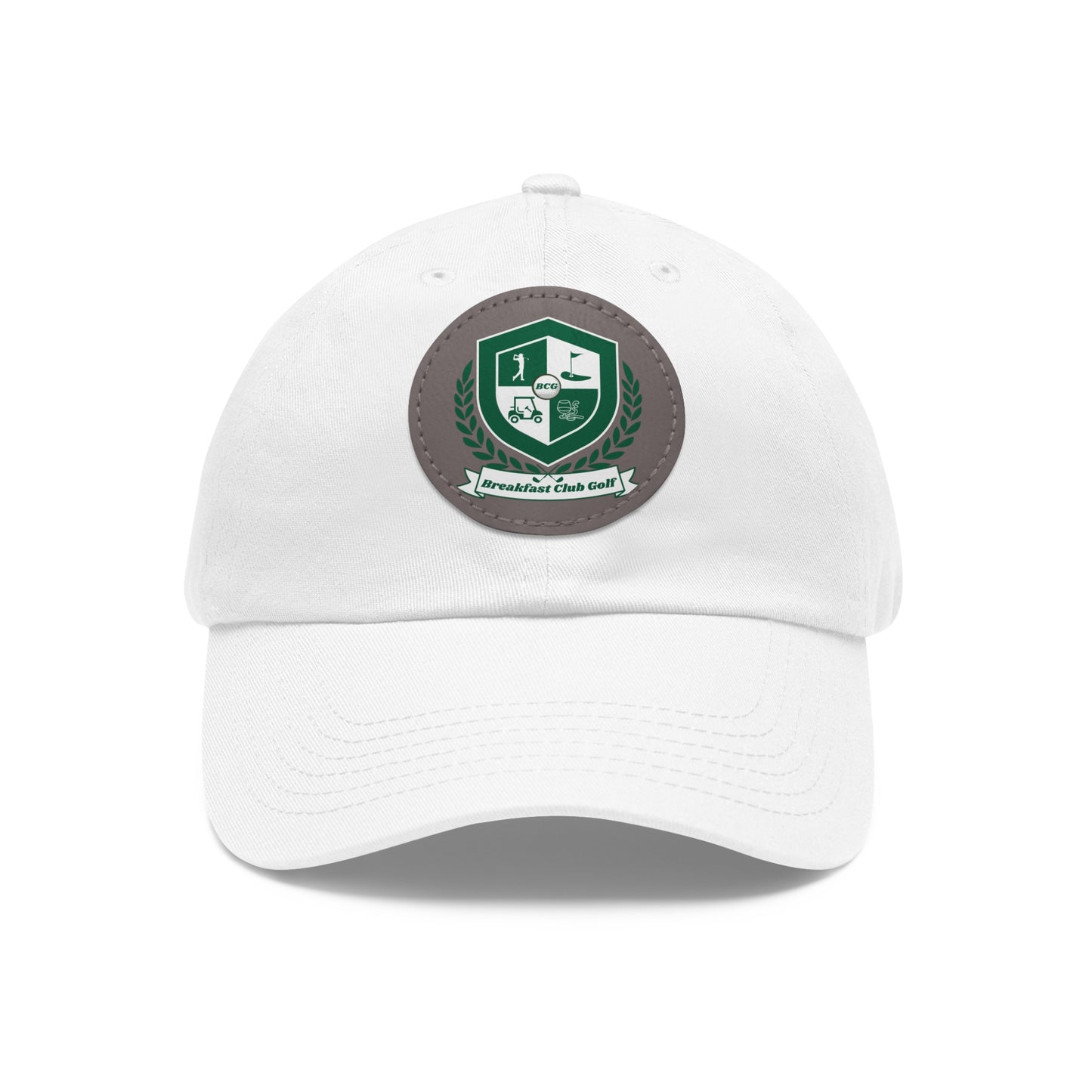 The "Suzie" Hat with Leather Patch (Round)