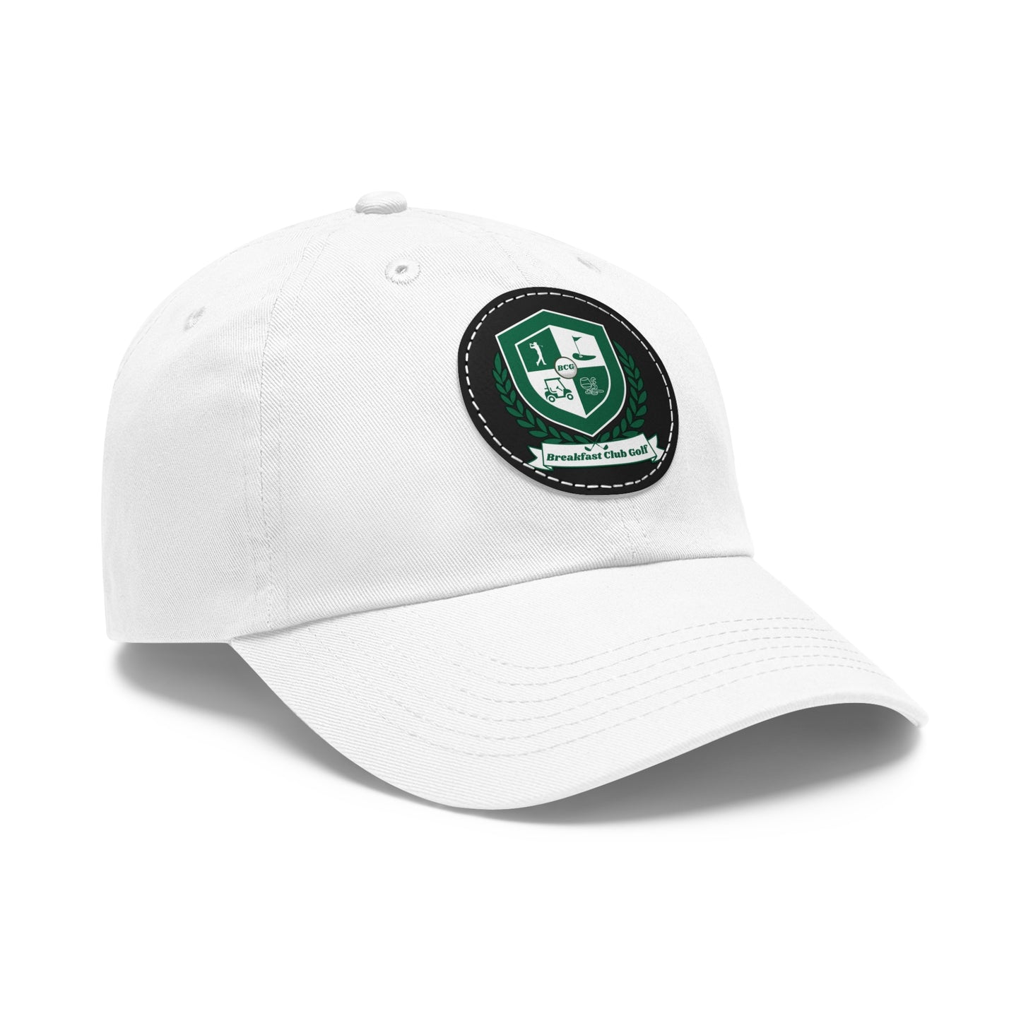 The "Suzie" Hat with Leather Patch (Round)