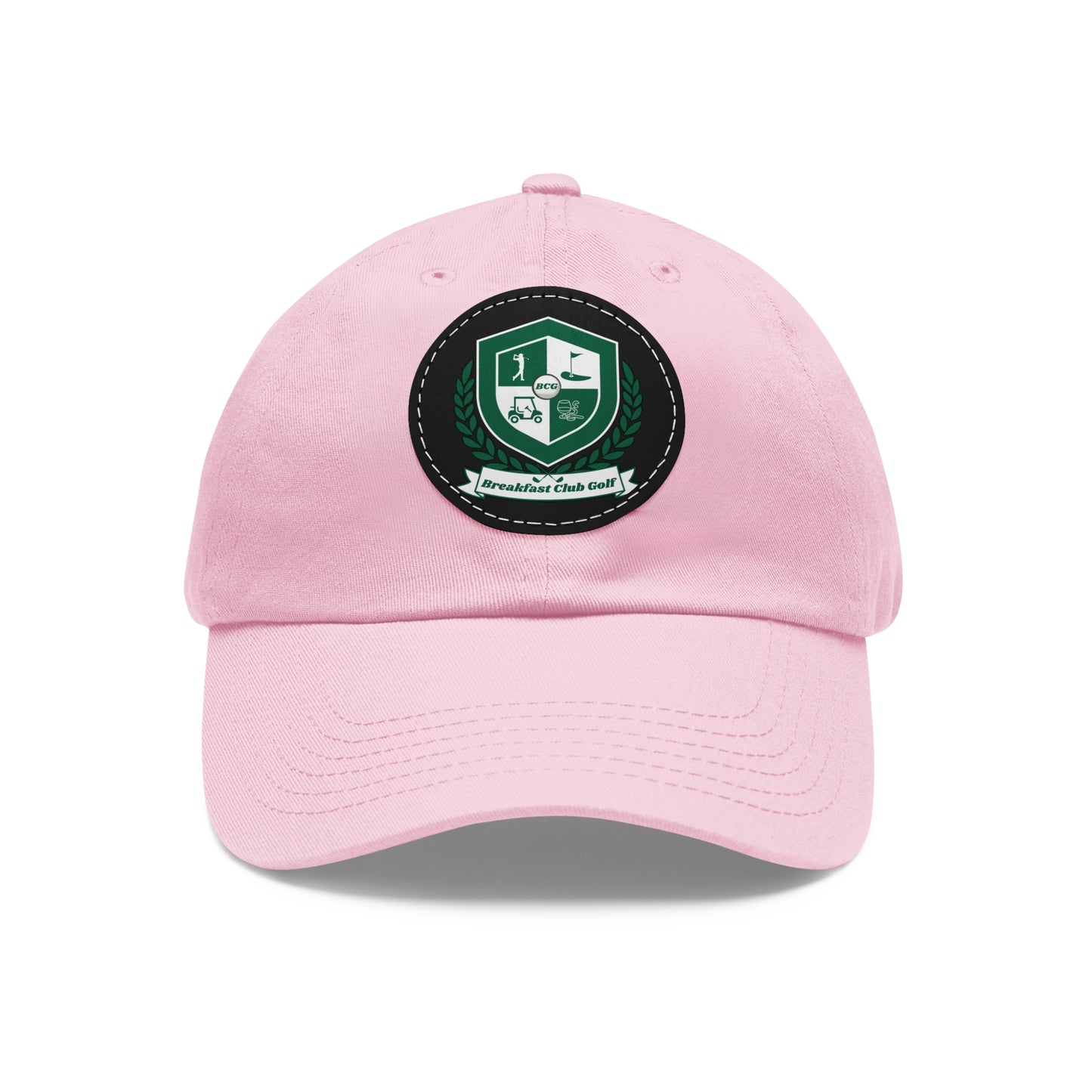 The "Suzie" Hat with Leather Patch (Round)