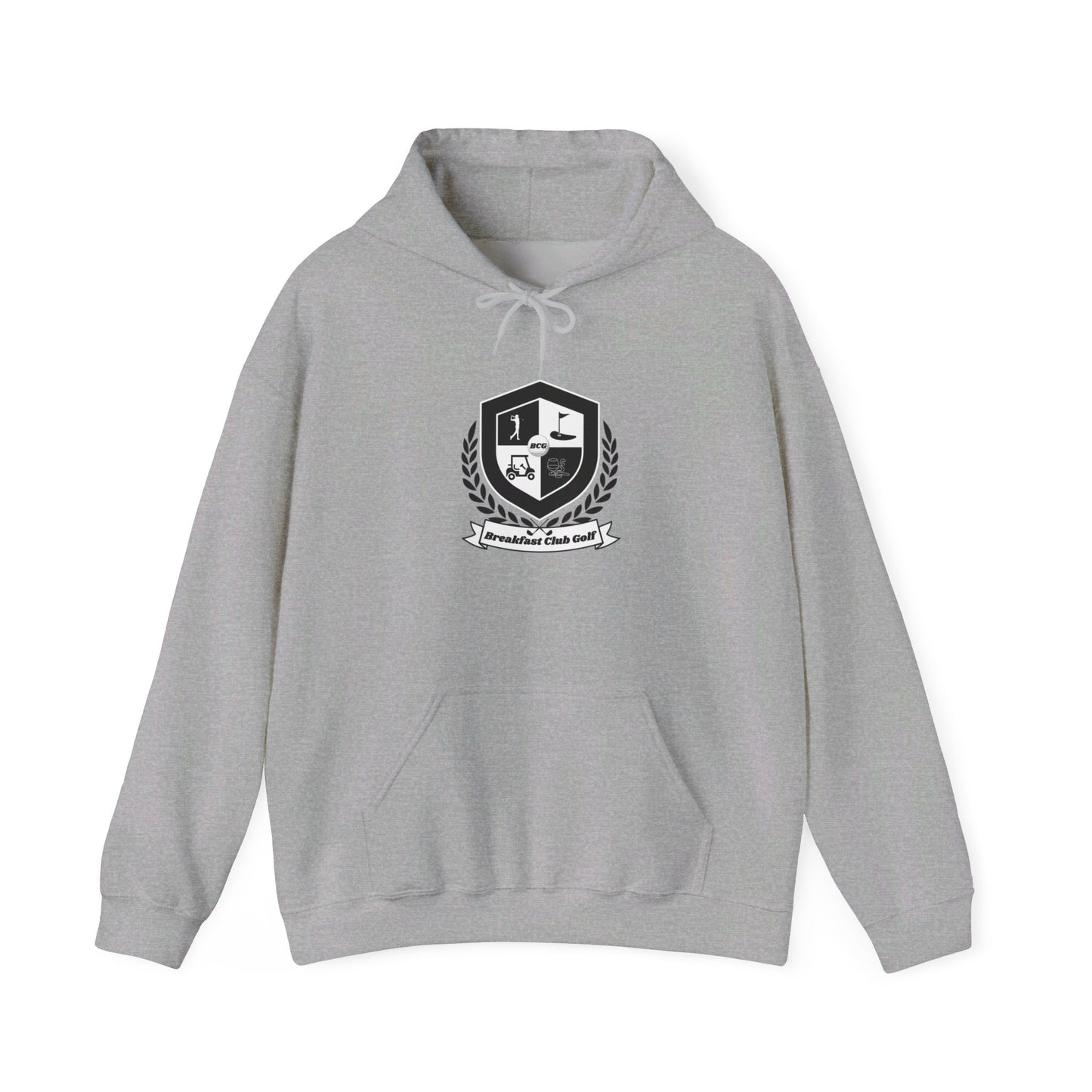 The Dennie II "Black Tees Logo" Unisex Heavy Blend™ Hooded Sweatshirt