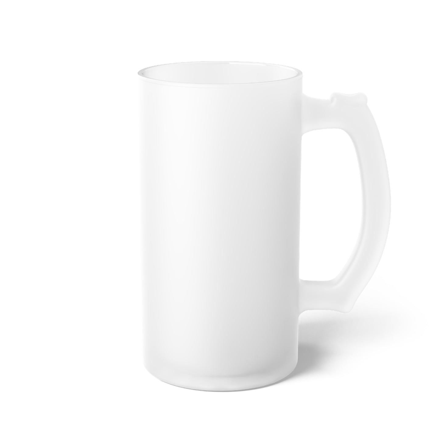 The "EZB" Frosted Glass Beer Mug