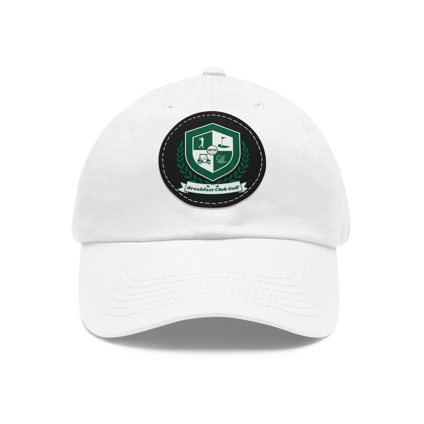 The "Suzie" Hat with Leather Patch (Round)