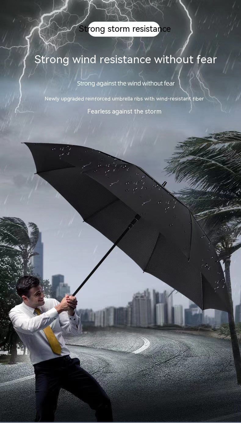 Oversized Automatic Double-layer Golf Umbrella Extra Large Long Handle Umbrella