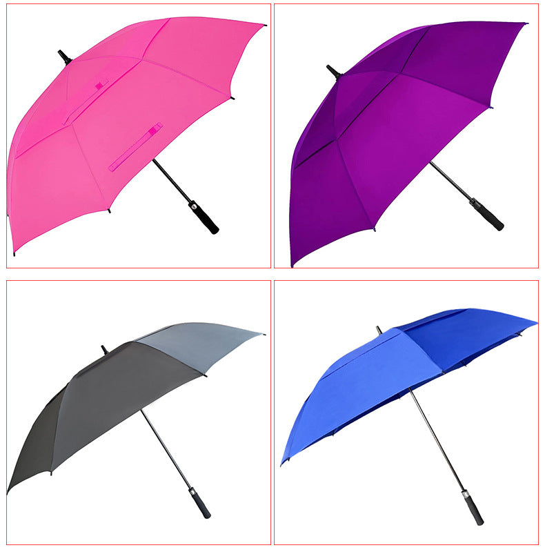 Oversized Automatic Double-layer Golf Umbrella Extra Large Long Handle Umbrella