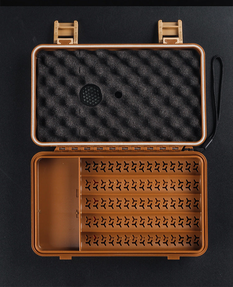 Sealed Waterproof Anti-pressure Plastic Cigar Humidor