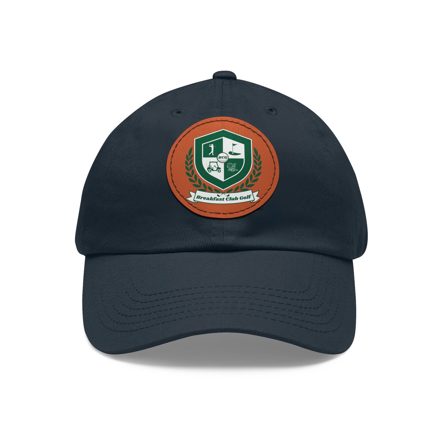 The "Suzie" Hat with Leather Patch (Round)