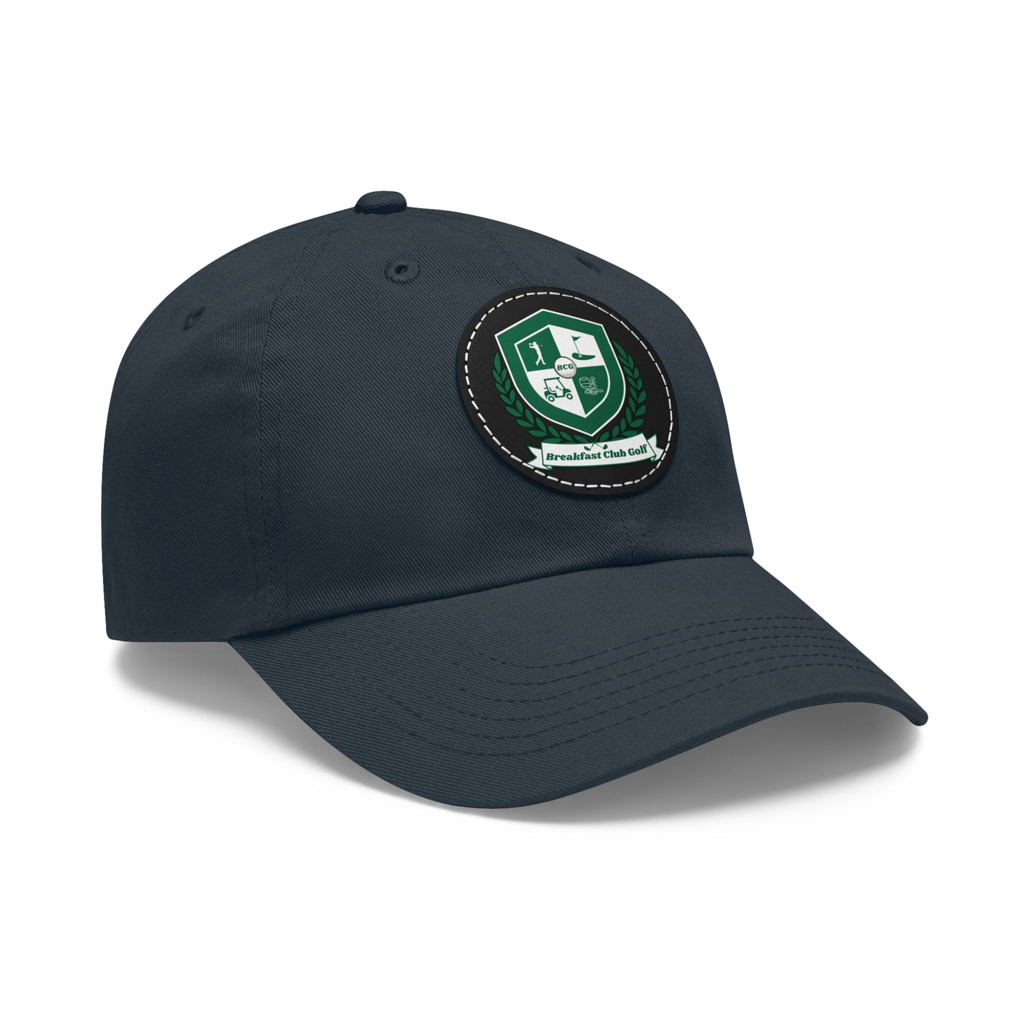 The "Suzie" Hat with Leather Patch (Round)