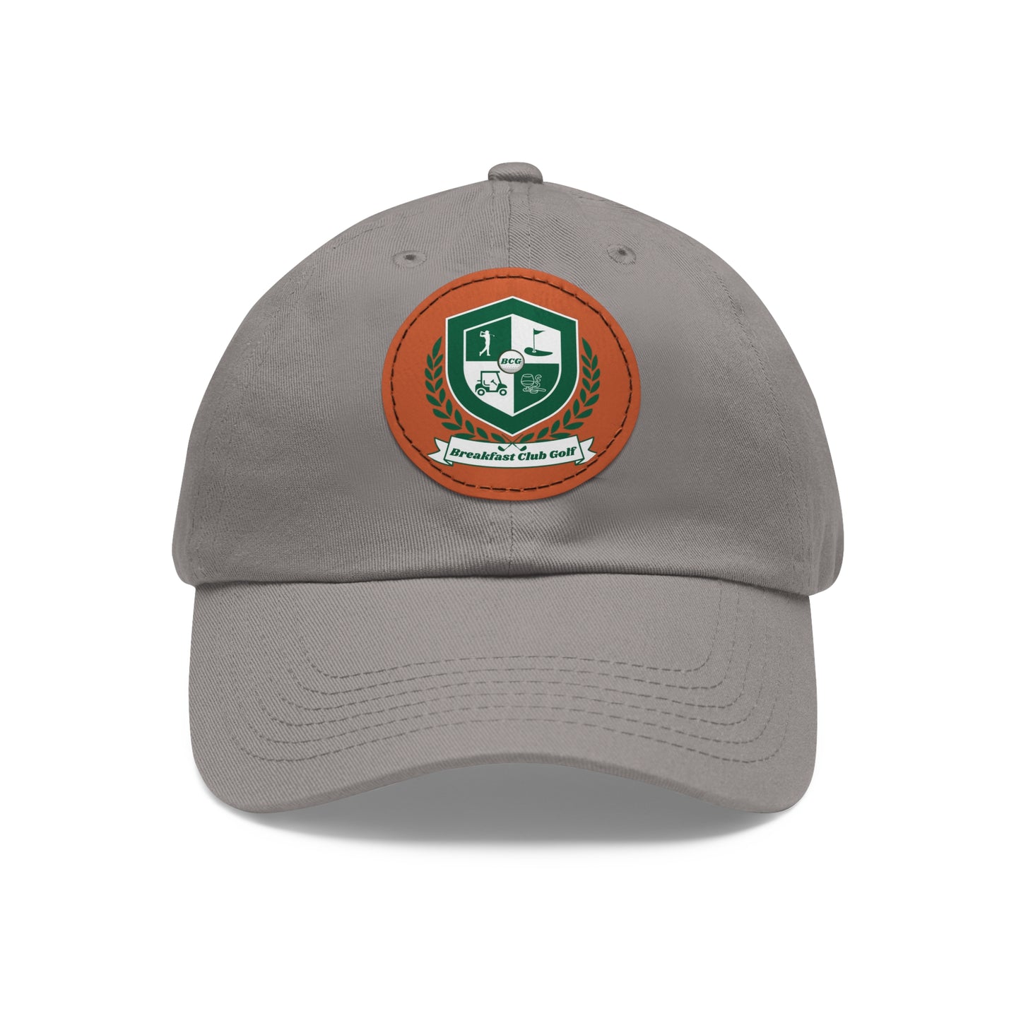 The "Suzie" Hat with Leather Patch (Round)