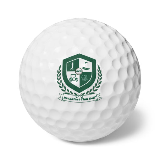 Breakfast Club Golf Balls, 6pcs