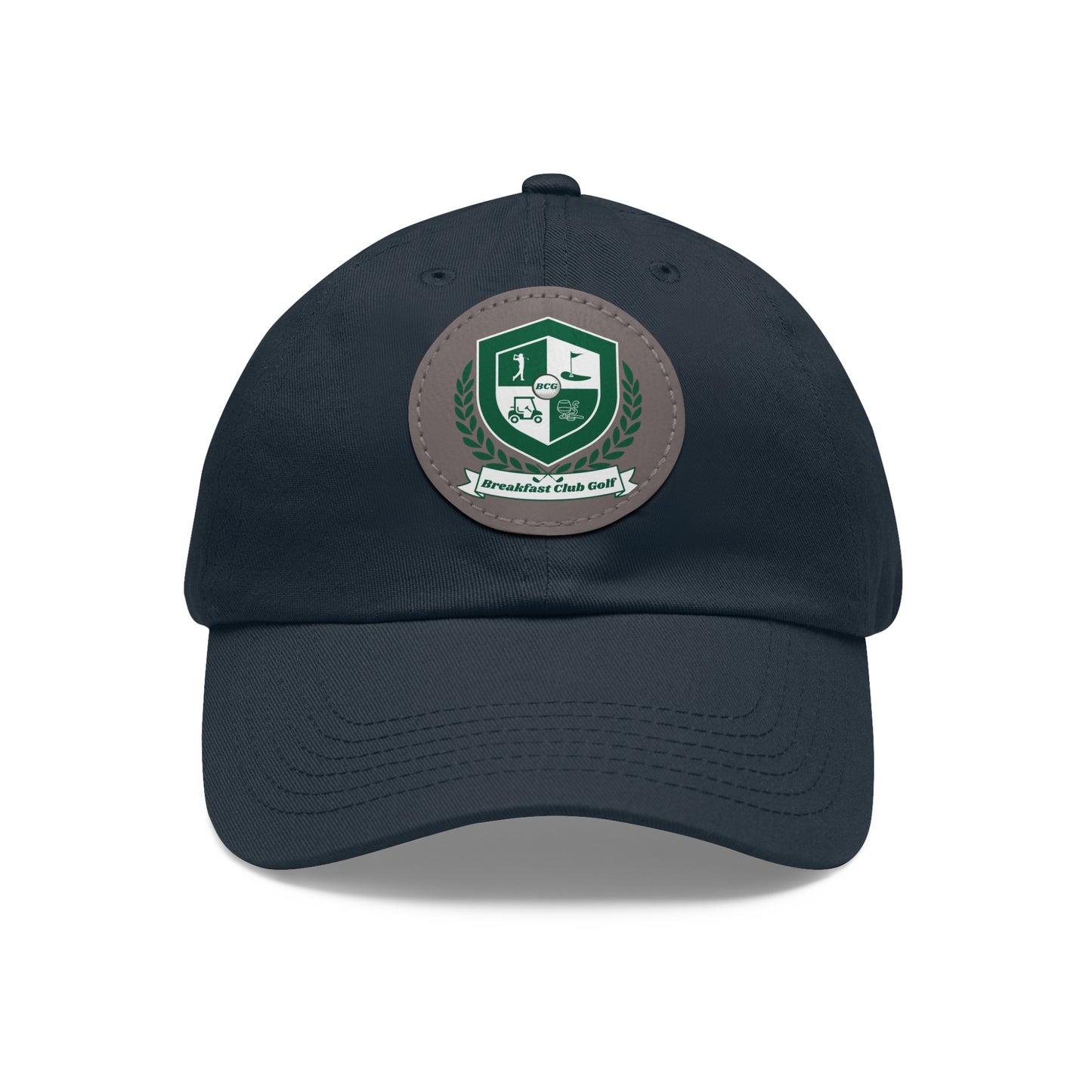 The "Suzie" Hat with Leather Patch (Round)