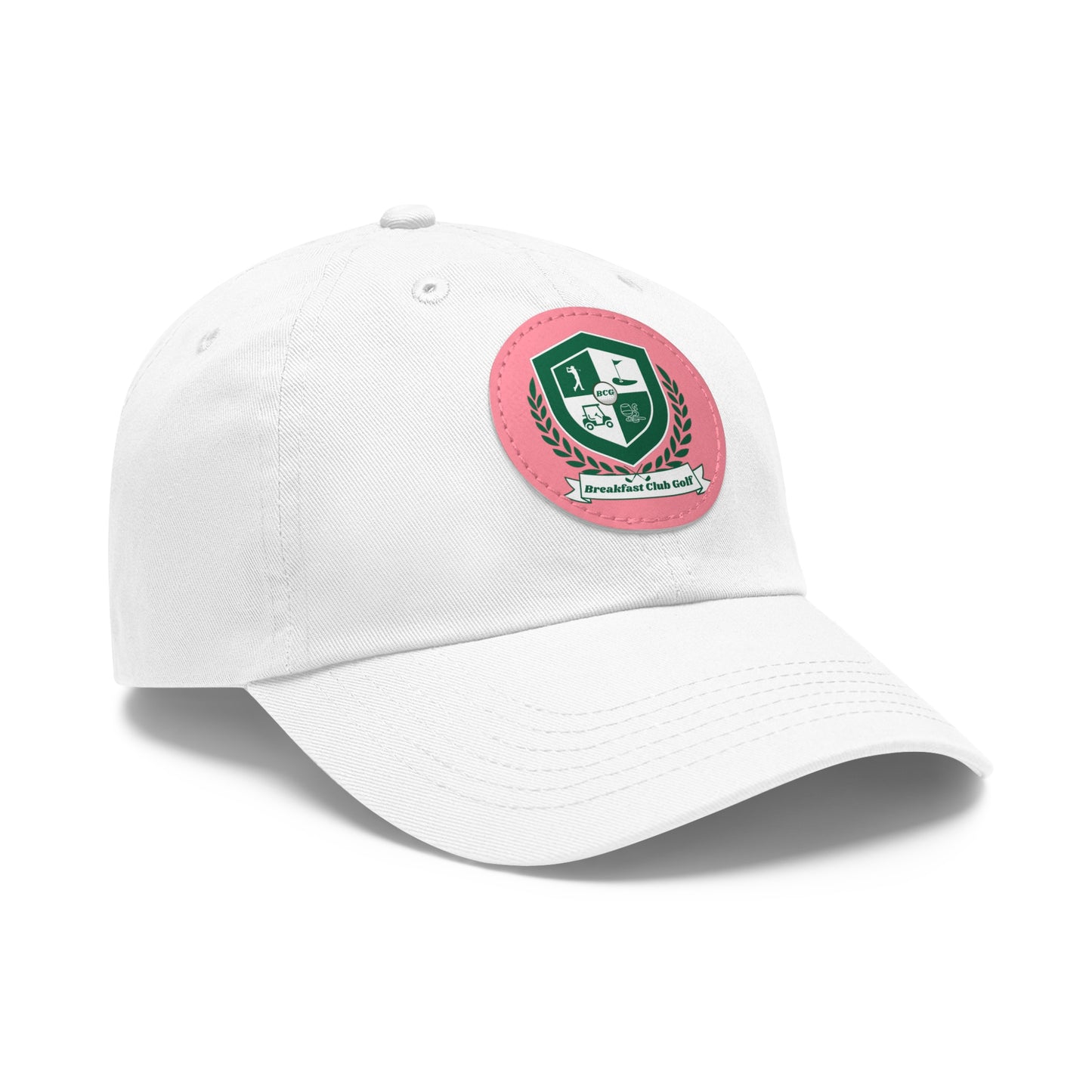 The "Suzie" Hat with Leather Patch (Round)