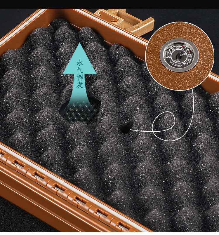 Sealed Waterproof Anti-pressure Plastic Cigar Humidor