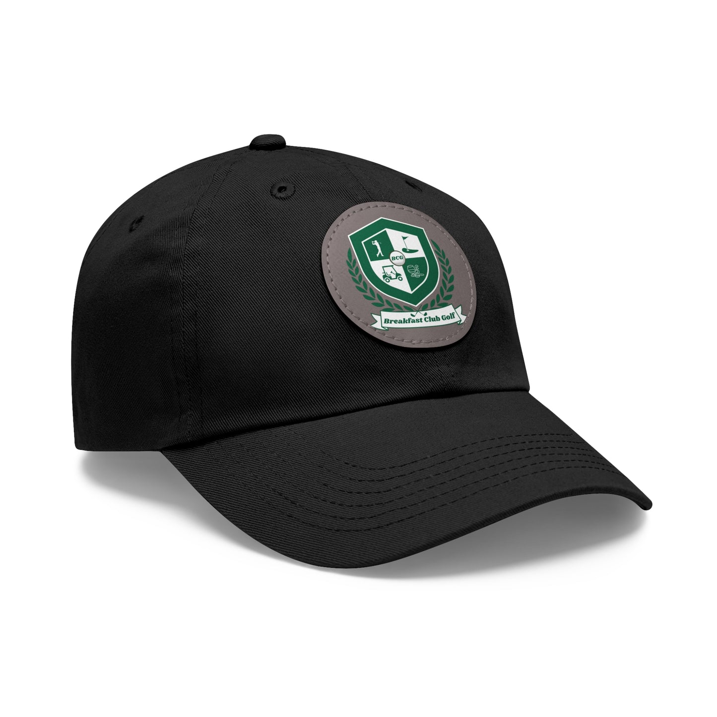 The "Suzie" Hat with Leather Patch (Round)
