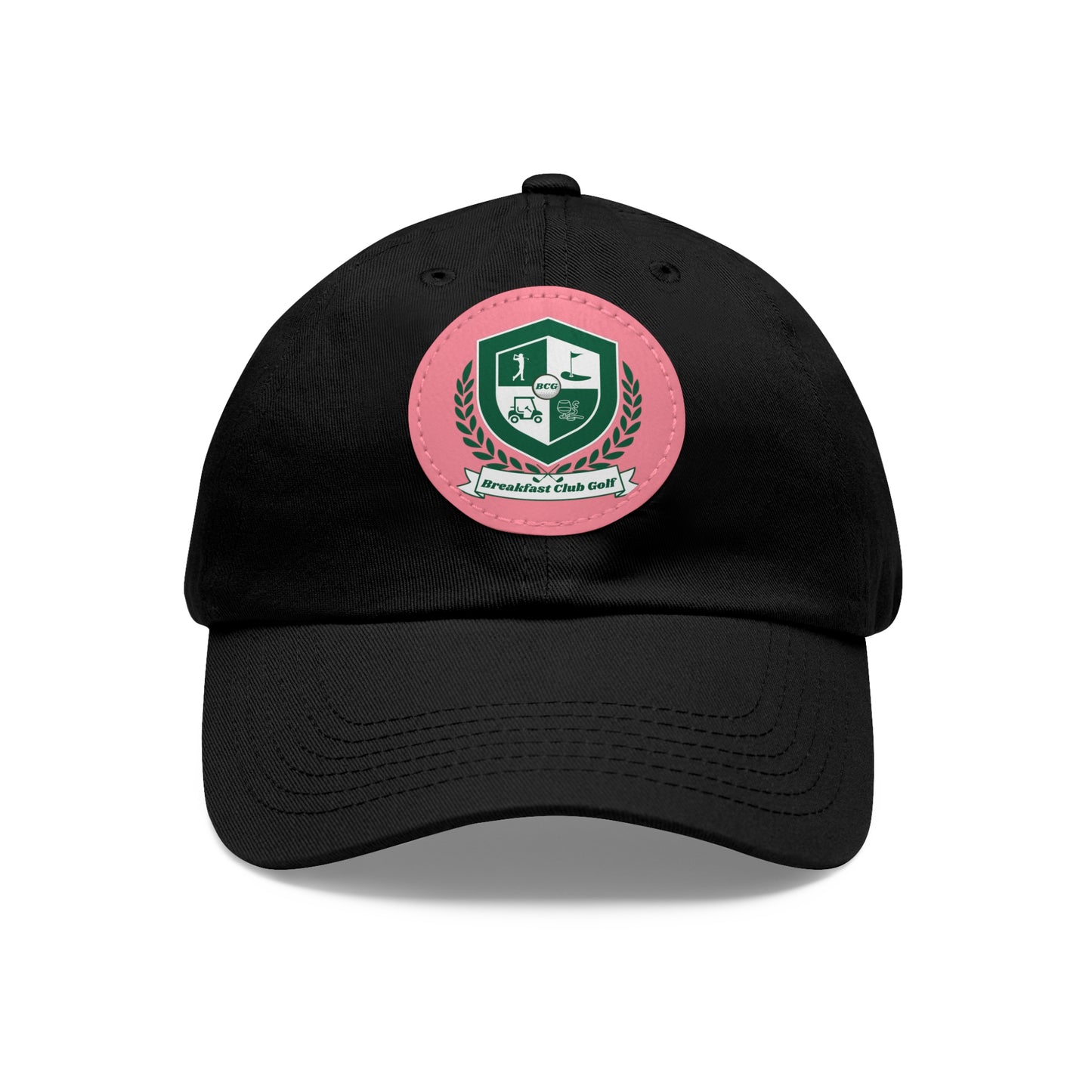 The "Suzie" Hat with Leather Patch (Round)