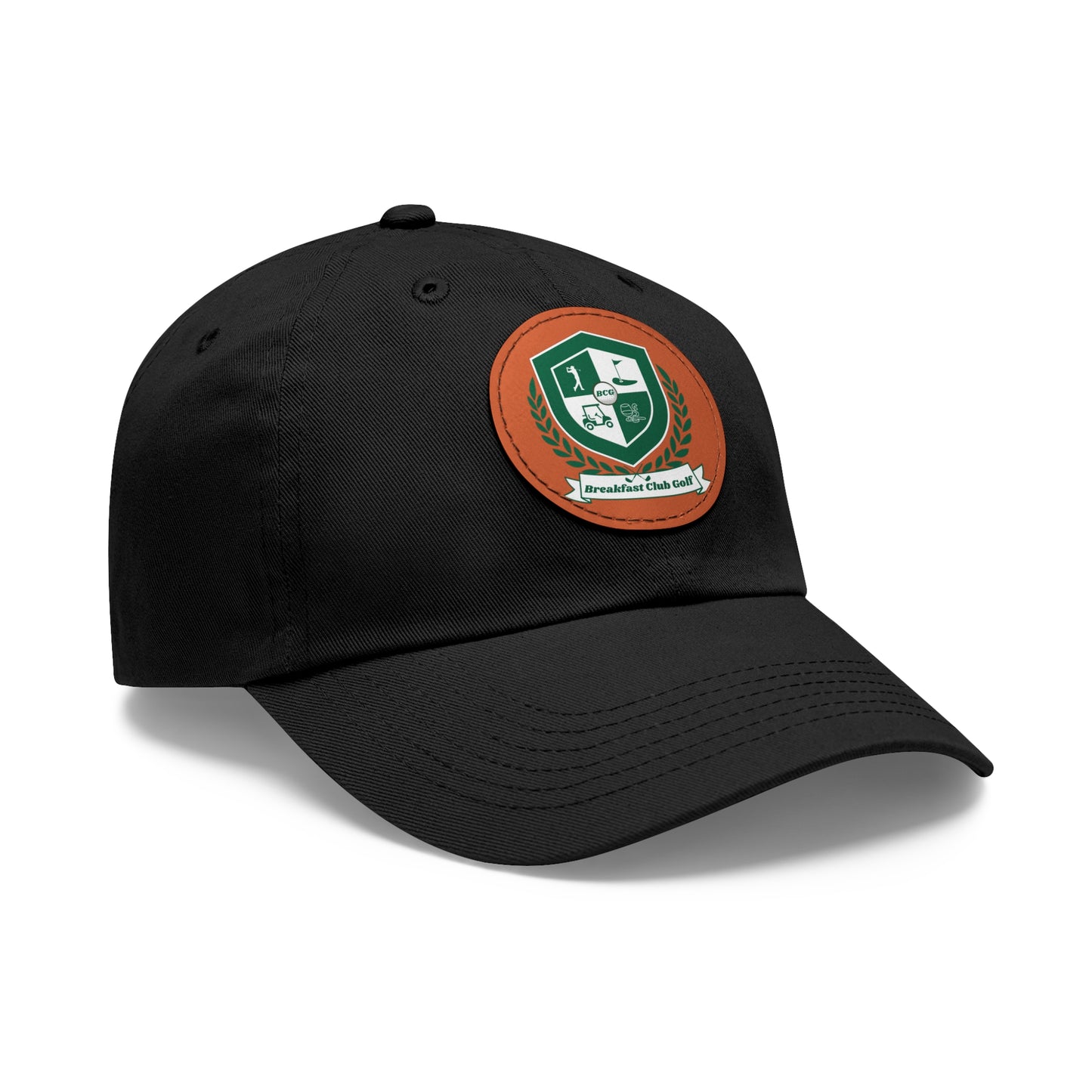 The "Suzie" Hat with Leather Patch (Round)