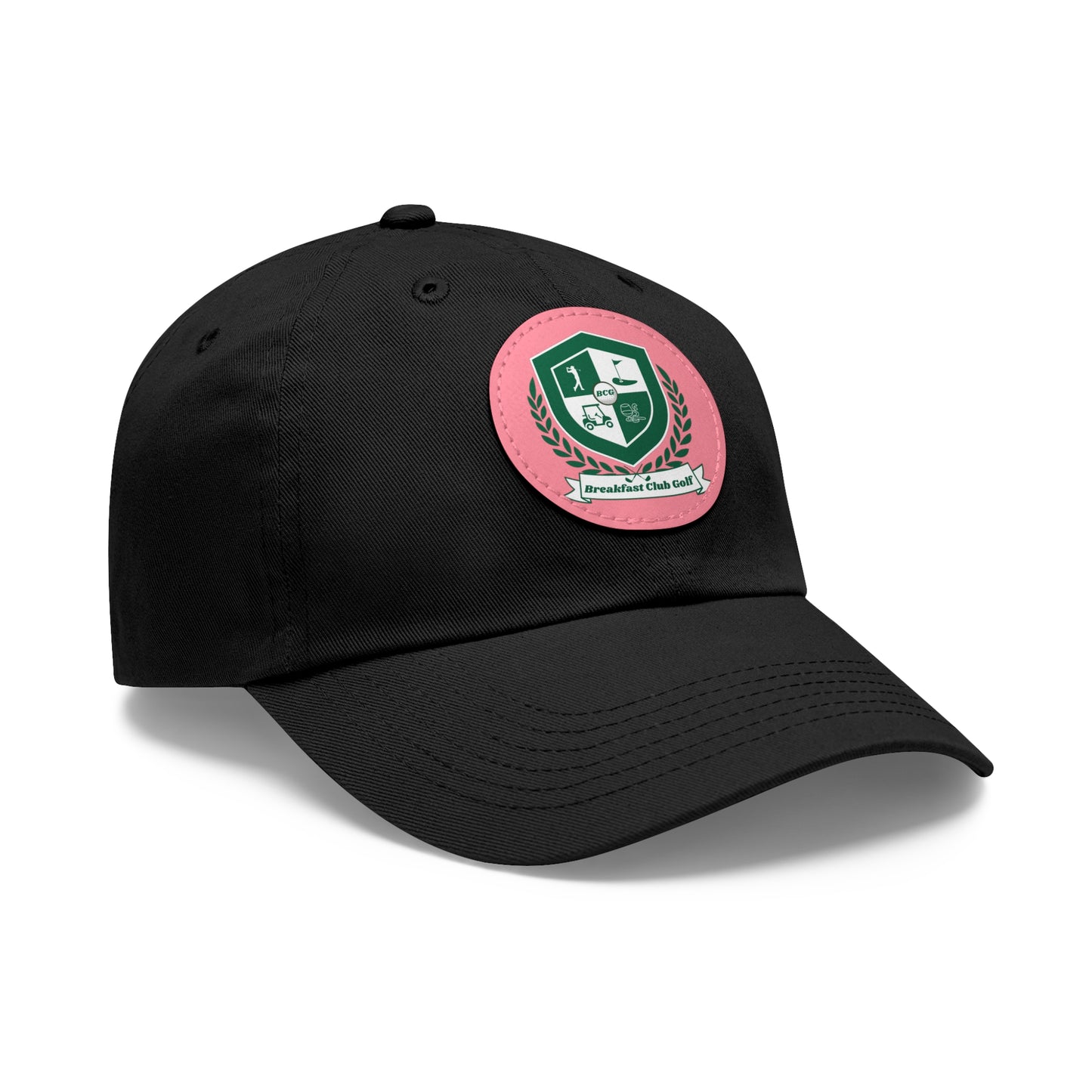 The "Suzie" Hat with Leather Patch (Round)
