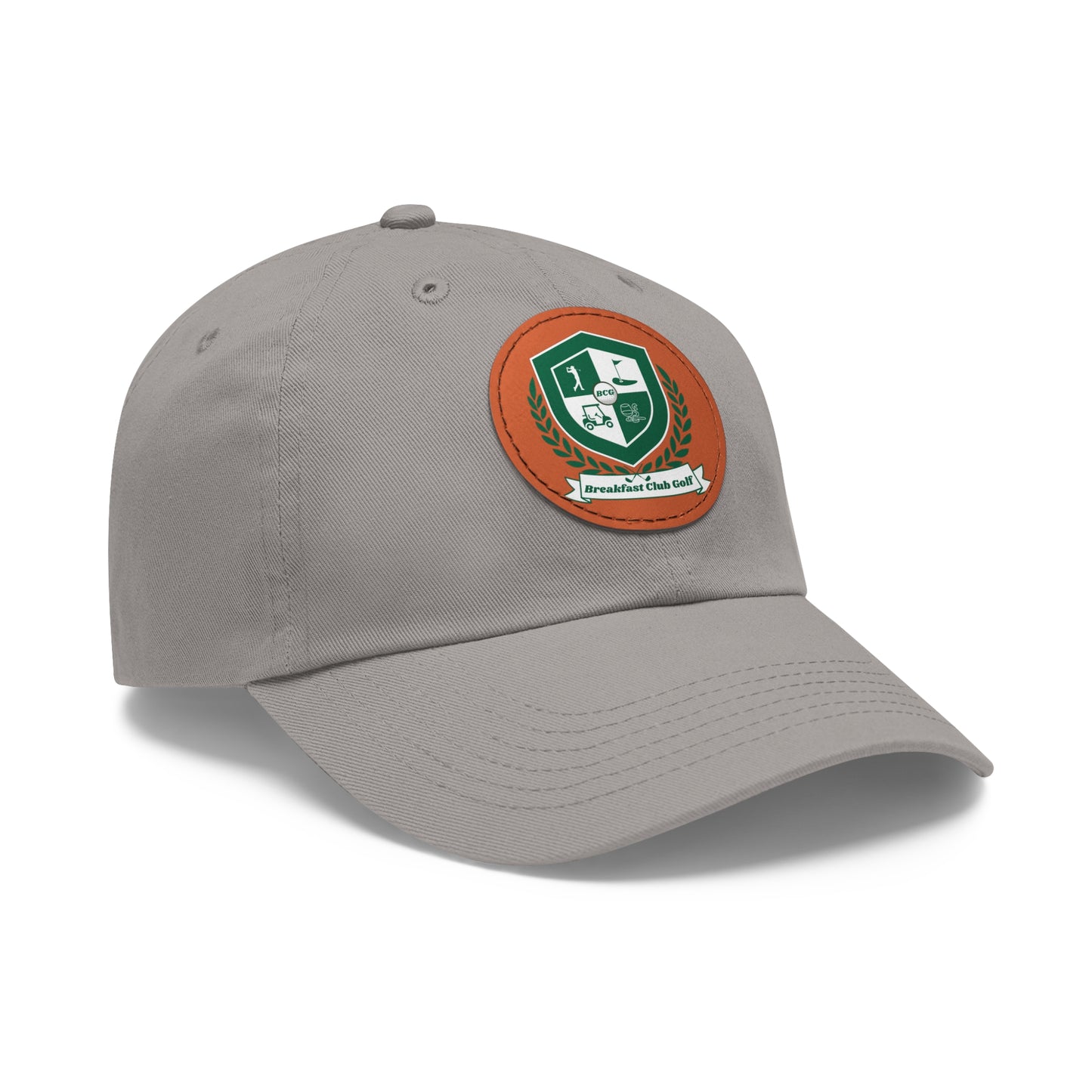 The "Suzie" Hat with Leather Patch (Round)