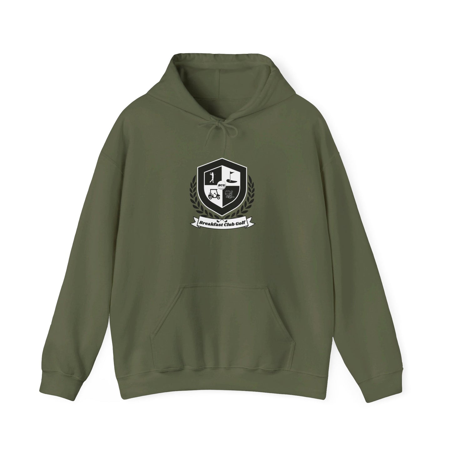 The "Denny" Hooded Sweatshirt black tees logo