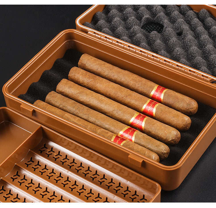 Sealed Waterproof Anti-pressure Plastic Cigar Humidor