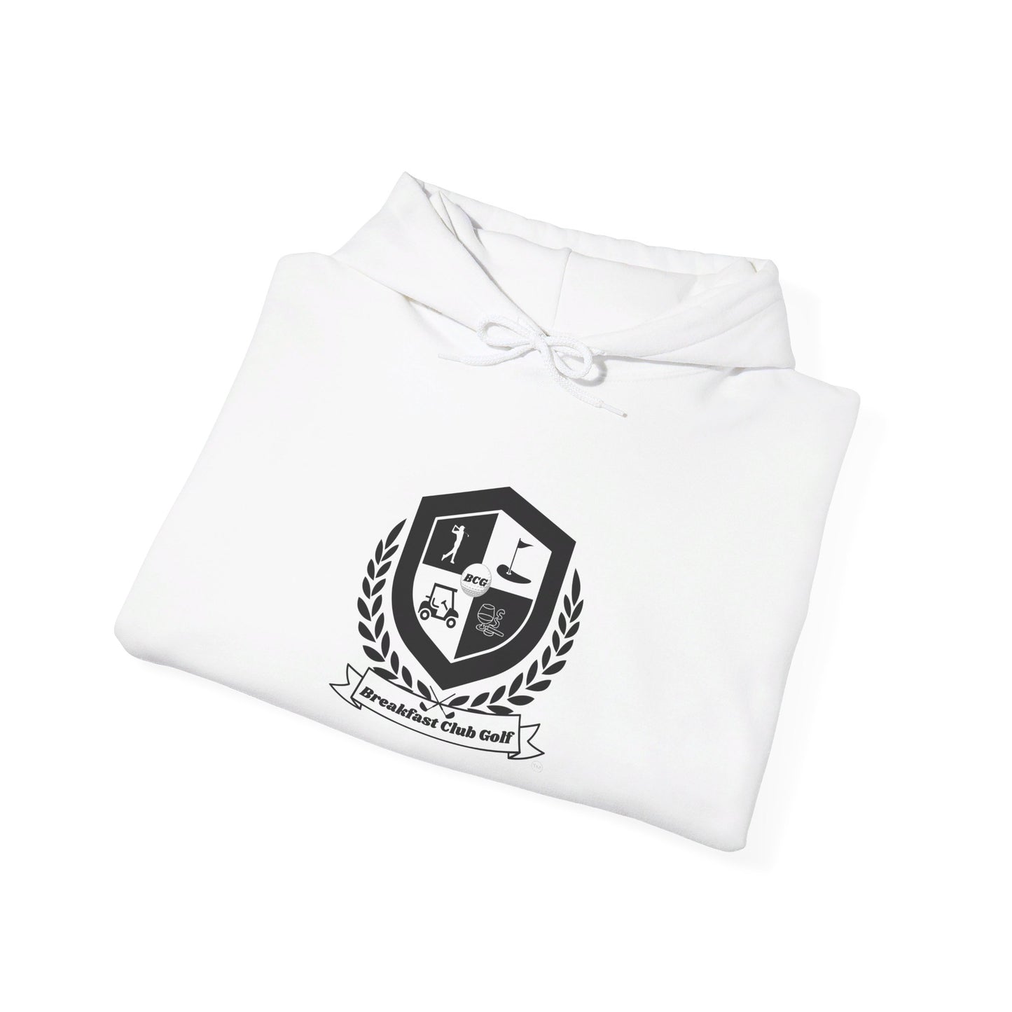The "Denny" Hooded Sweatshirt black tees logo