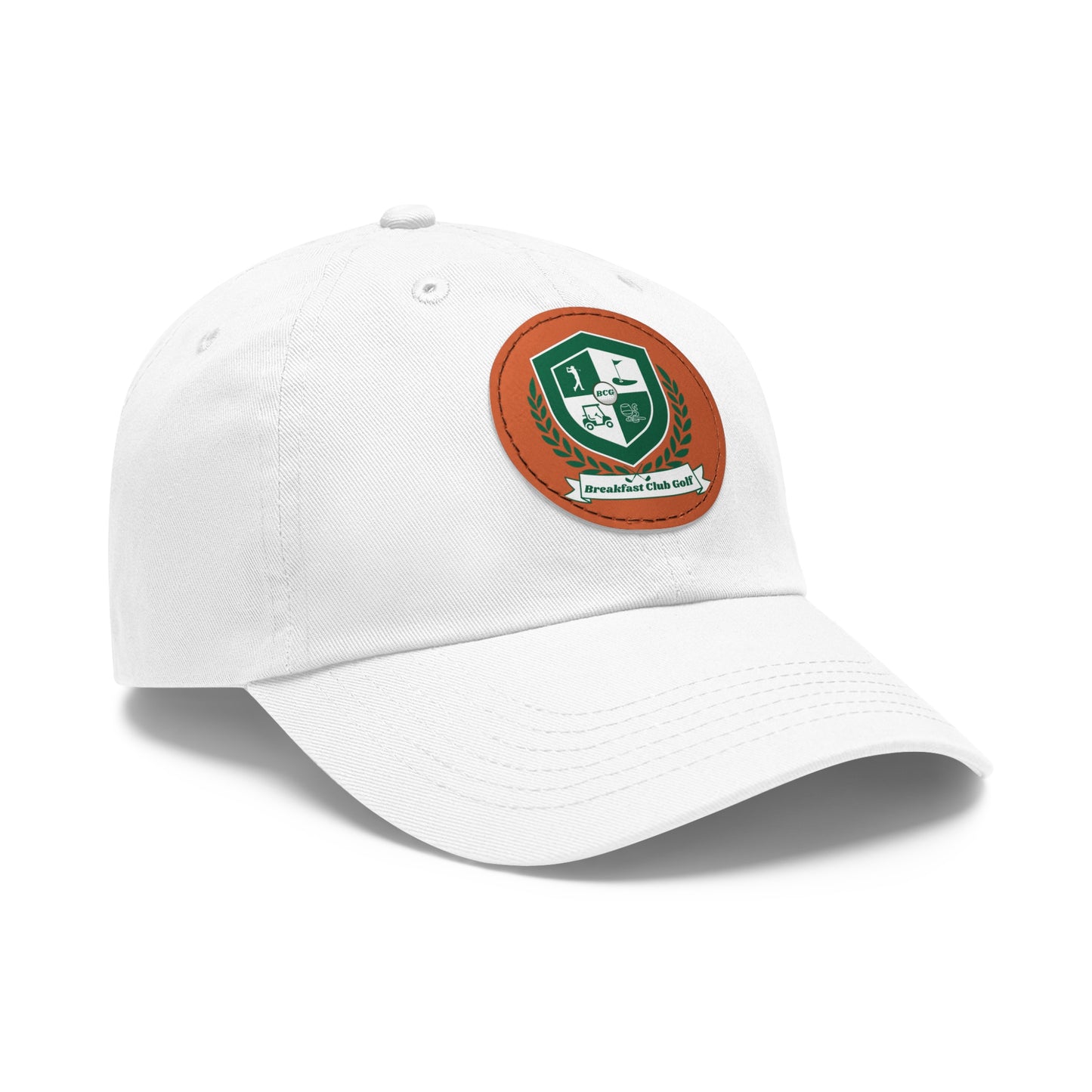 The "Suzie" Hat with Leather Patch (Round)