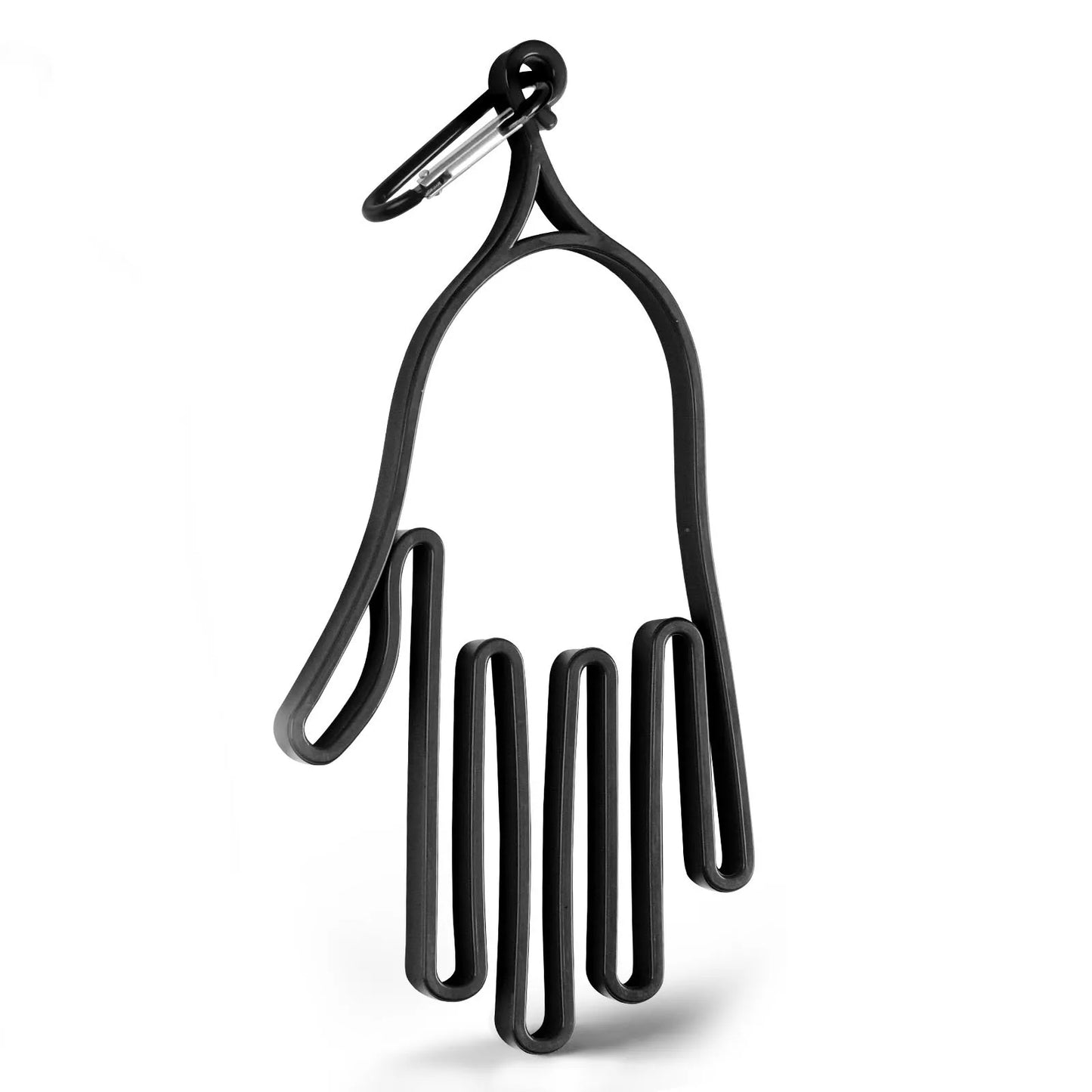 Golf Gloves Stretcher Universal with Carabiner Clip 1 Pack, Durable Glove Support Plastic Holder Hanger Keeper Dryer