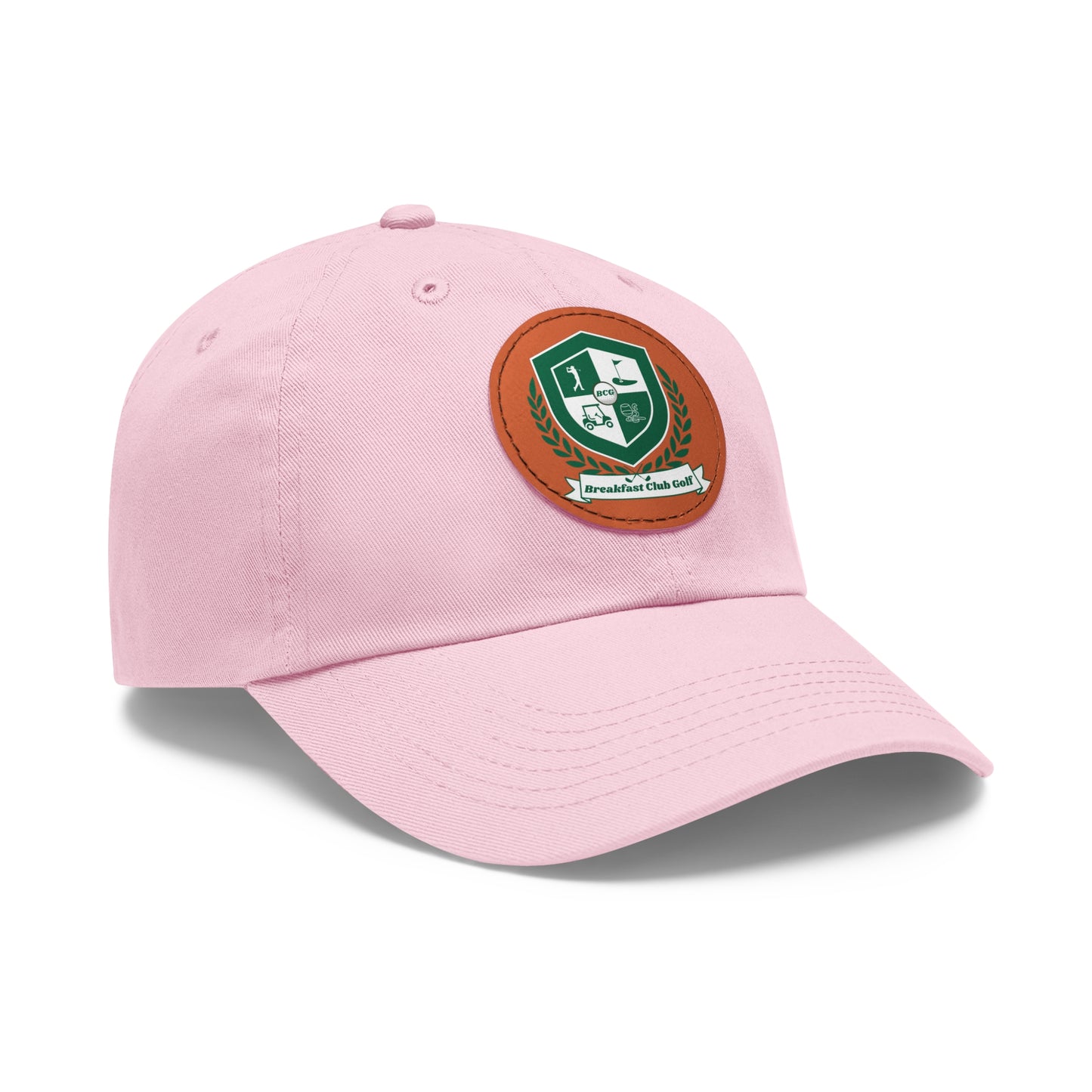 The "Suzie" Hat with Leather Patch (Round)