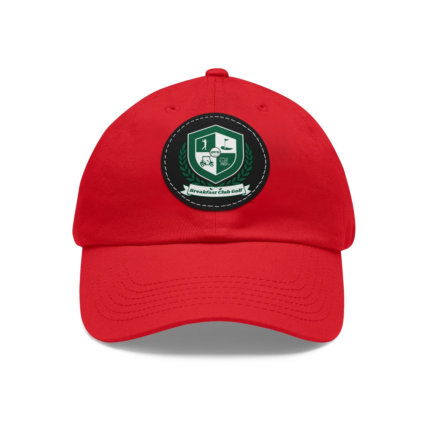 The "Suzie" Hat with Leather Patch (Round)