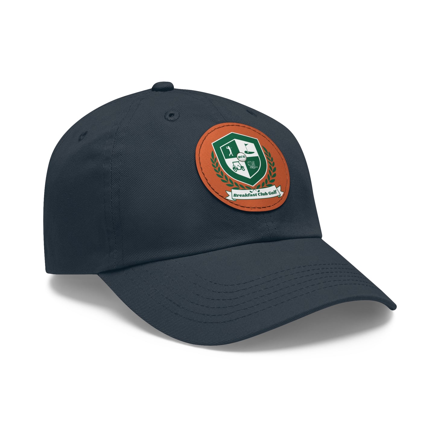 The "Suzie" Hat with Leather Patch (Round)