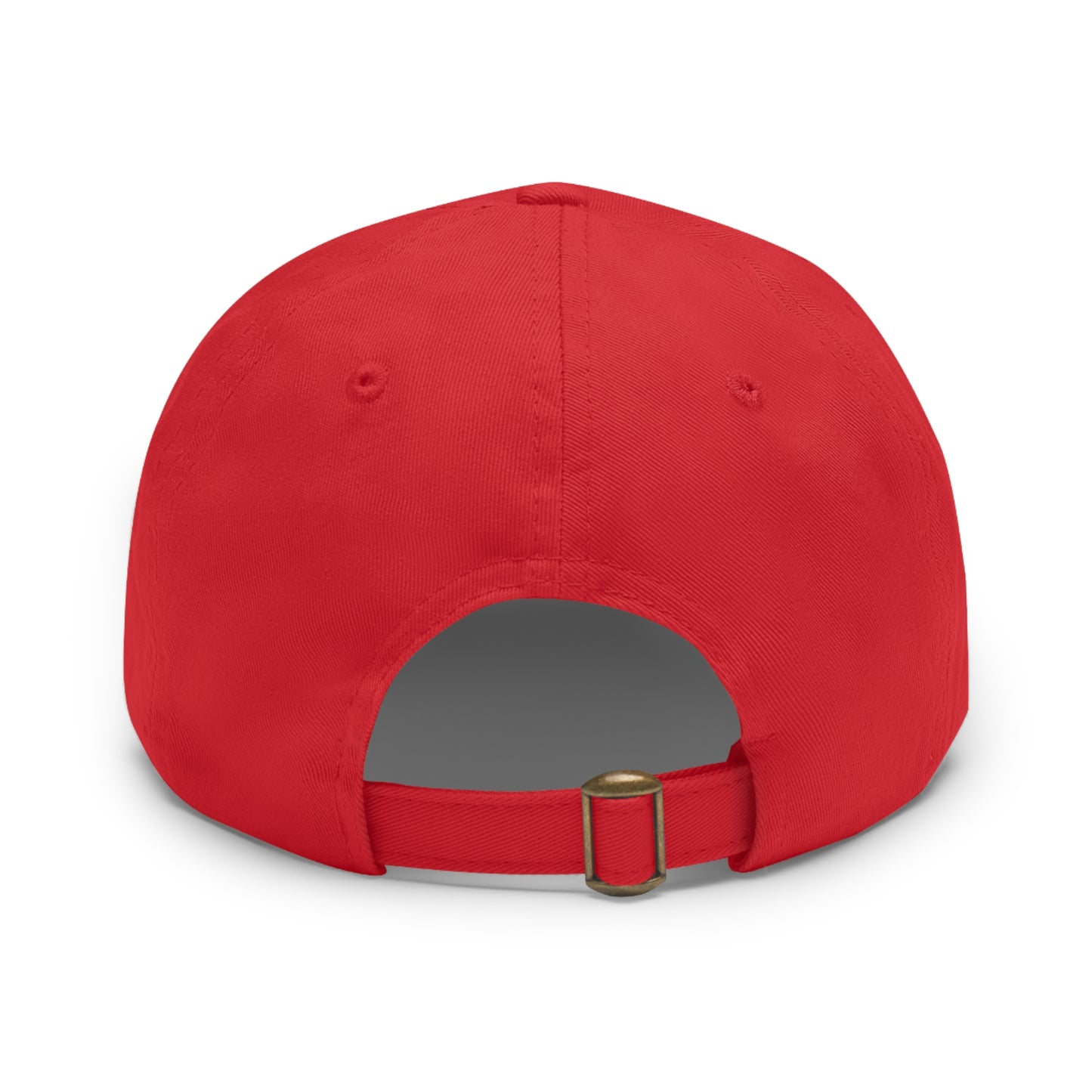 The Bennie "Black Tees" Collection Hat with Leather Patch black logo (Round)