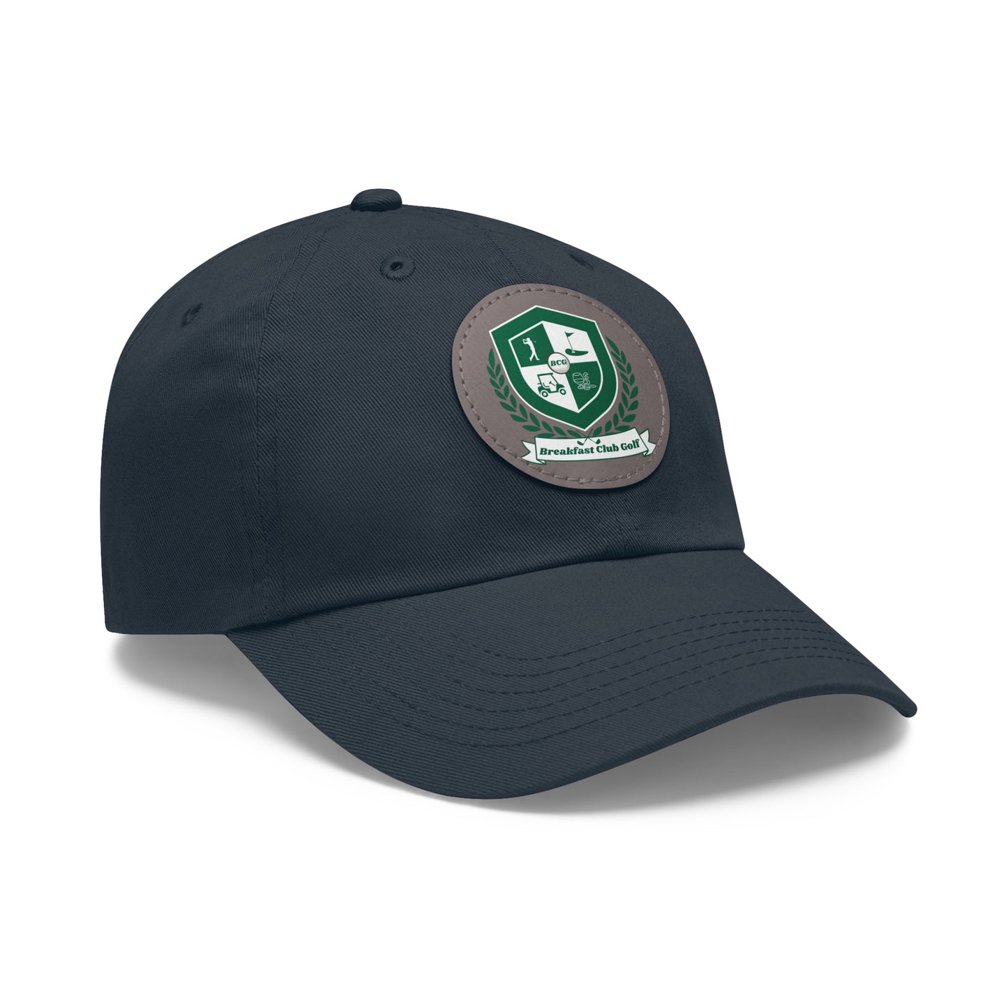 The "Suzie" Hat with Leather Patch (Round)