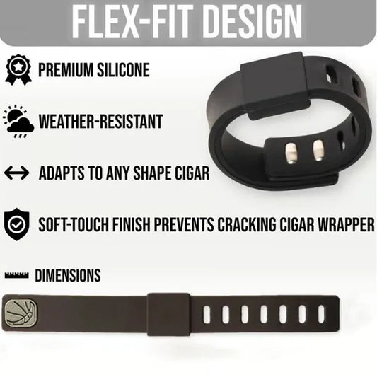 Portable Magnetic Cigar Holder Case - Anti-Slip Cigar Clip - Durable Cigar Stand for Travel & Home Use