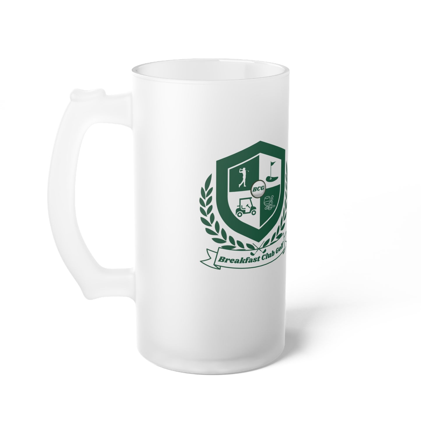 The "EZB" Frosted Glass Beer Mug