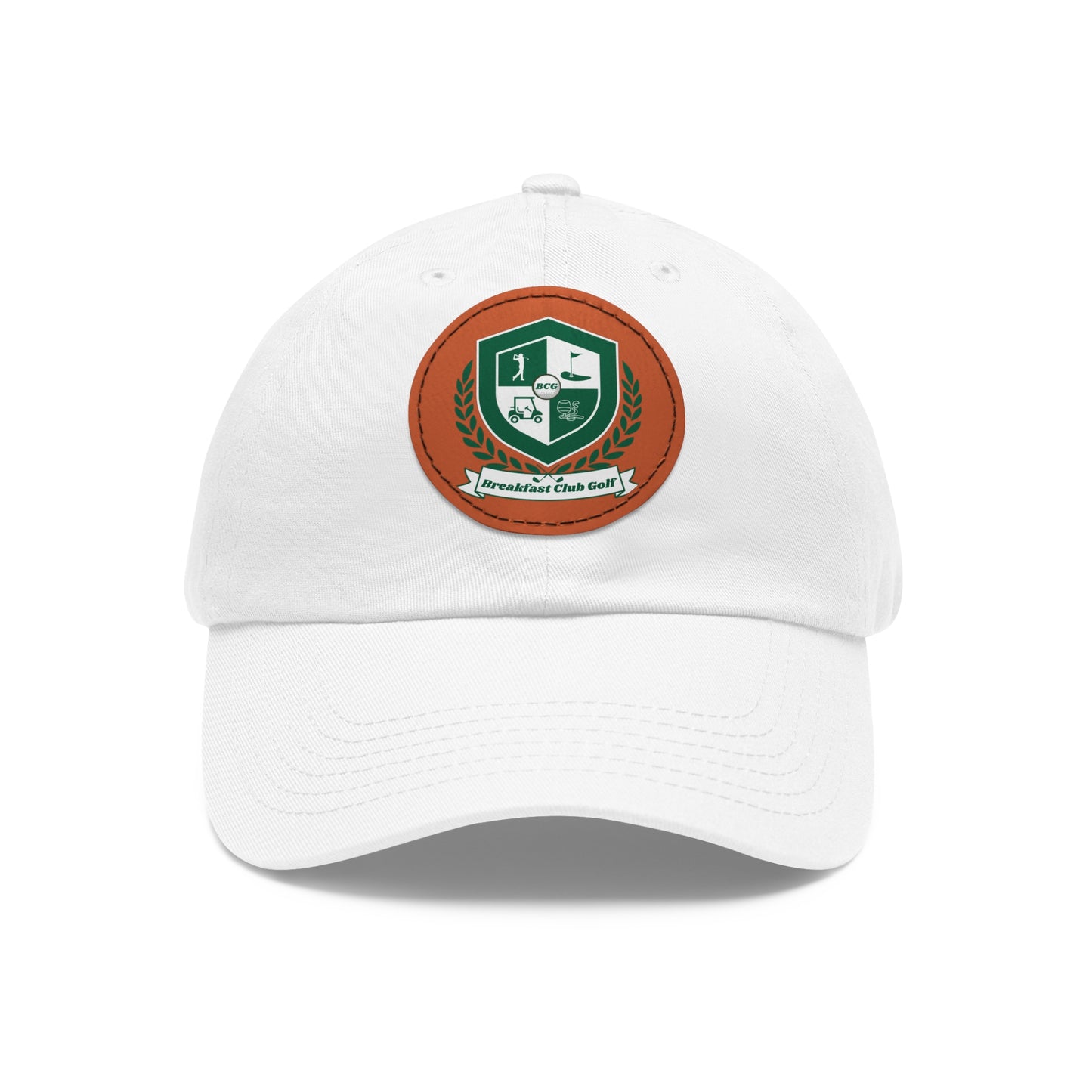 The "Suzie" Hat with Leather Patch (Round)