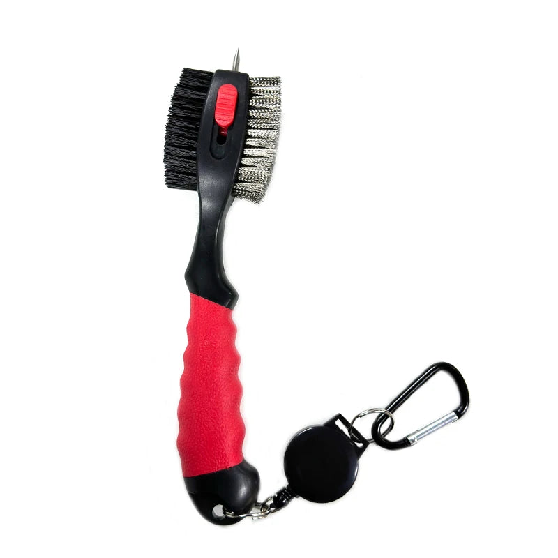 Golf Club Brush Golf Groove Cleaning Brush 2 Sided Golf Putter Wedge Ball Groove Cleaner Kit Cleaning Tool Gof Accessories